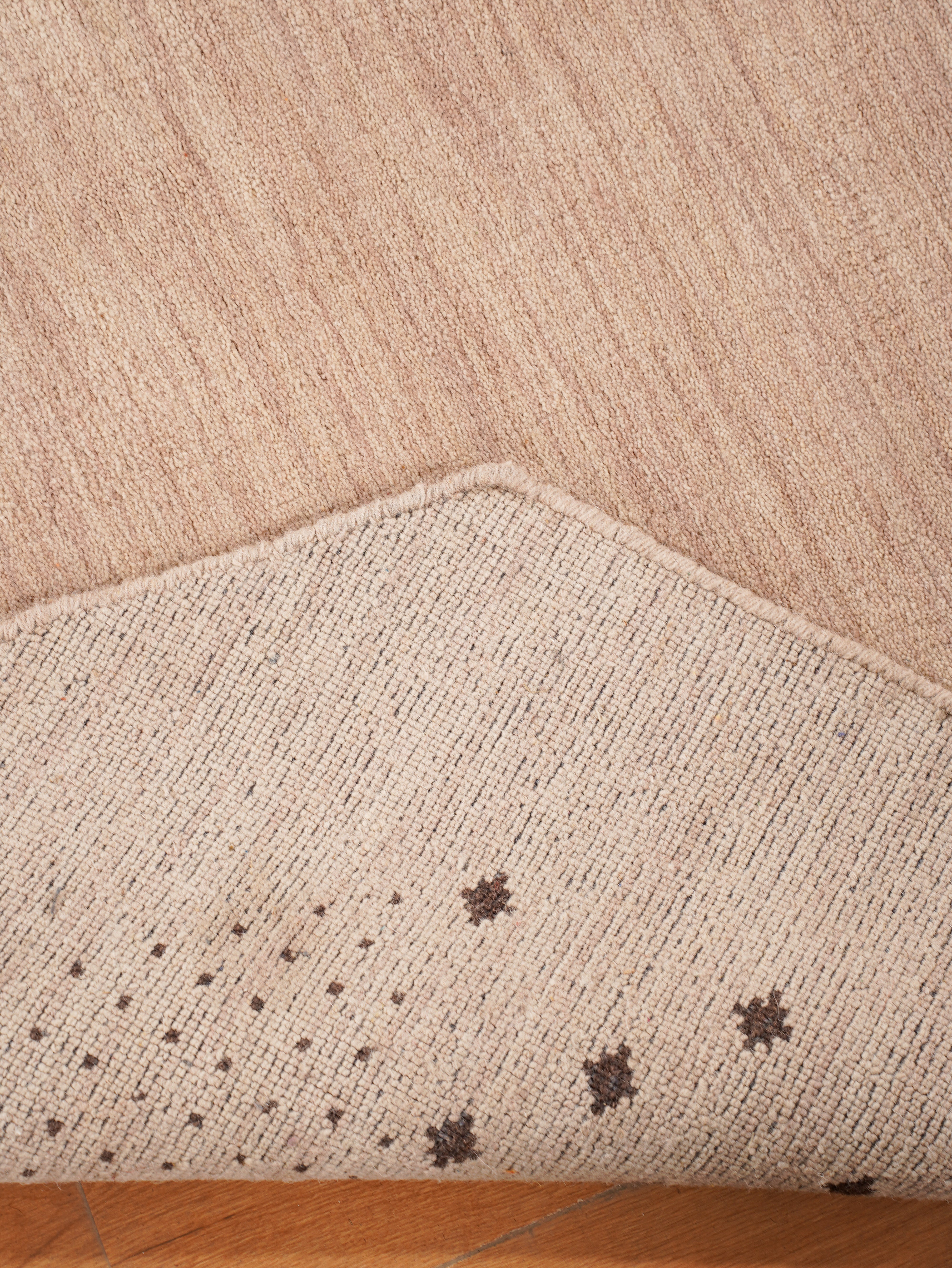 Teal Hand Knotted Wool Rug