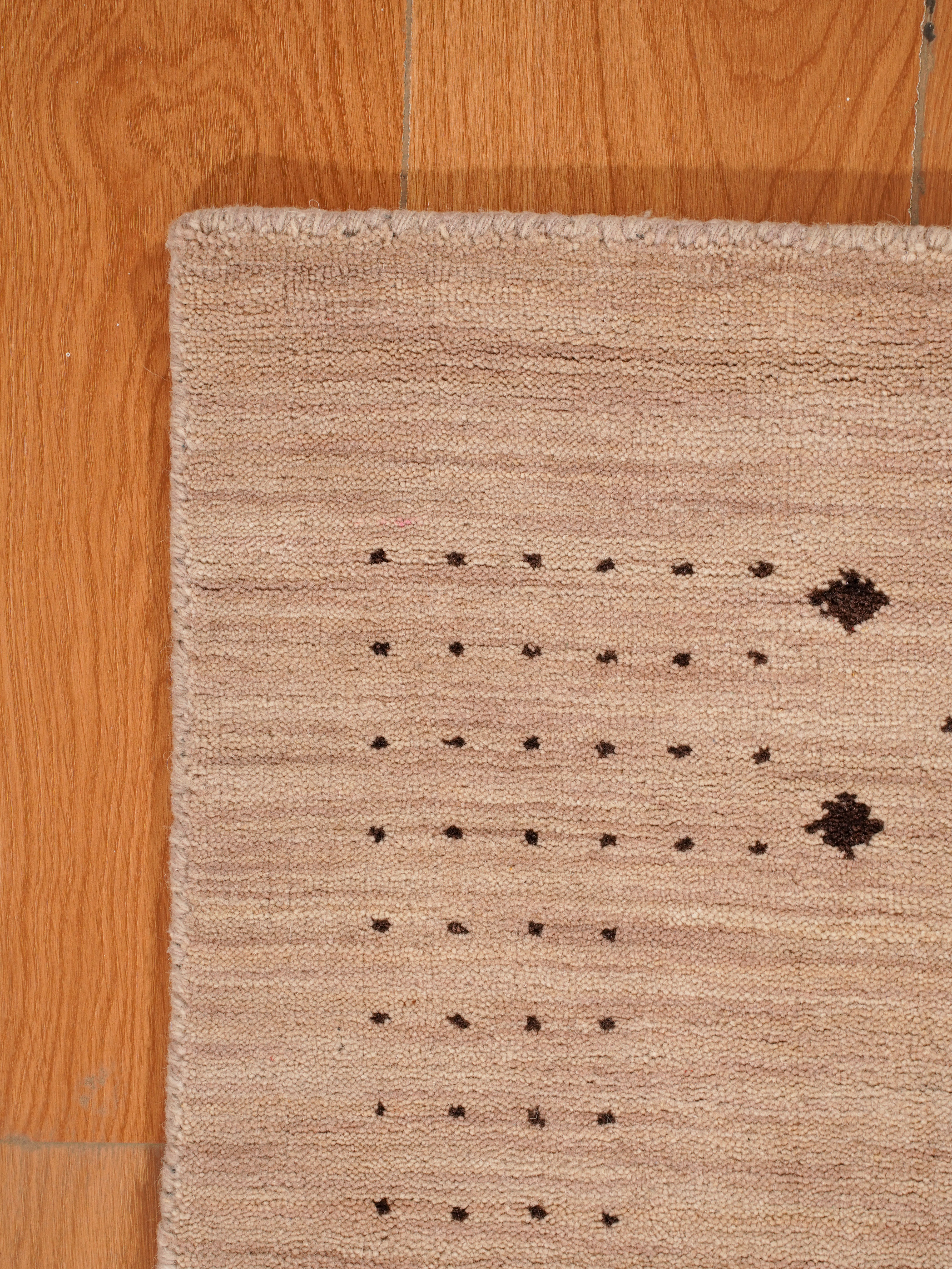 Teal Hand Knotted Wool Rug