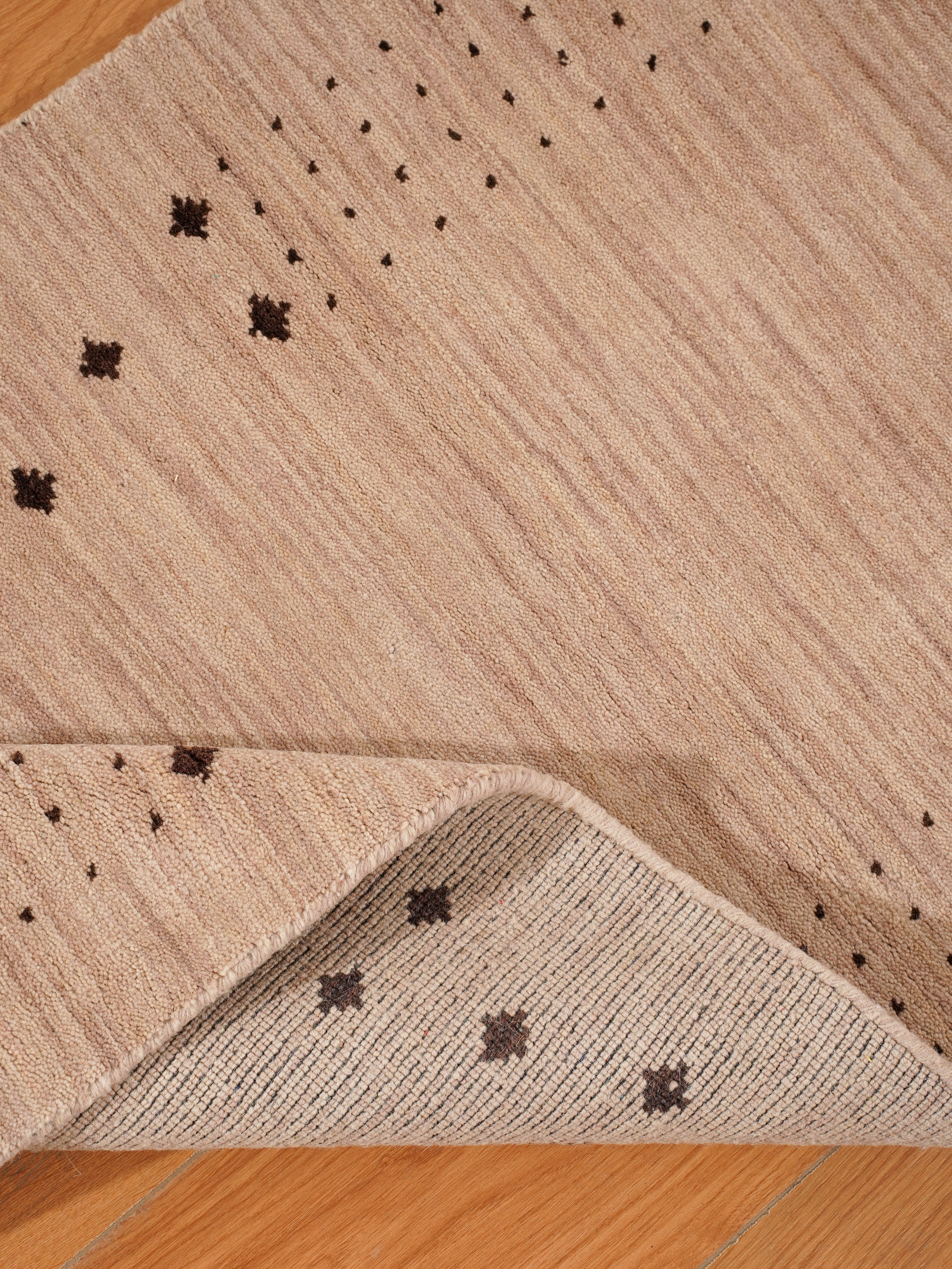 Teal Hand Knotted Wool Rug