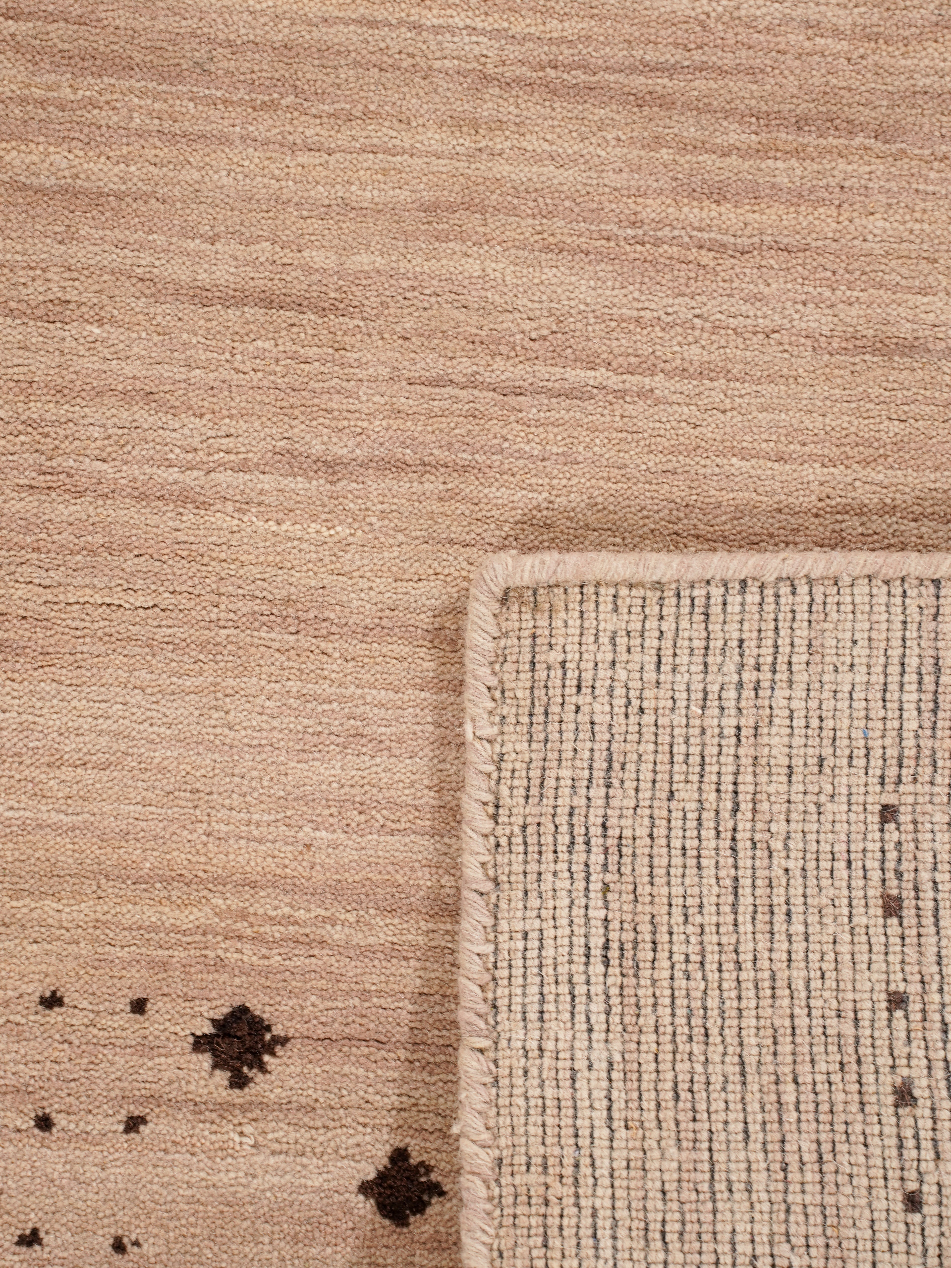 Teal Hand Knotted Wool Rug