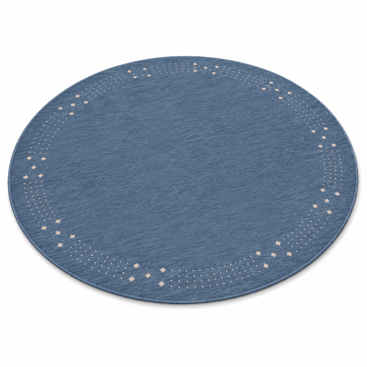 Teal Hand Knotted Wool Rug
