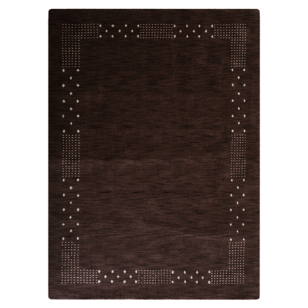 Teal Hand Knotted Wool Rug
