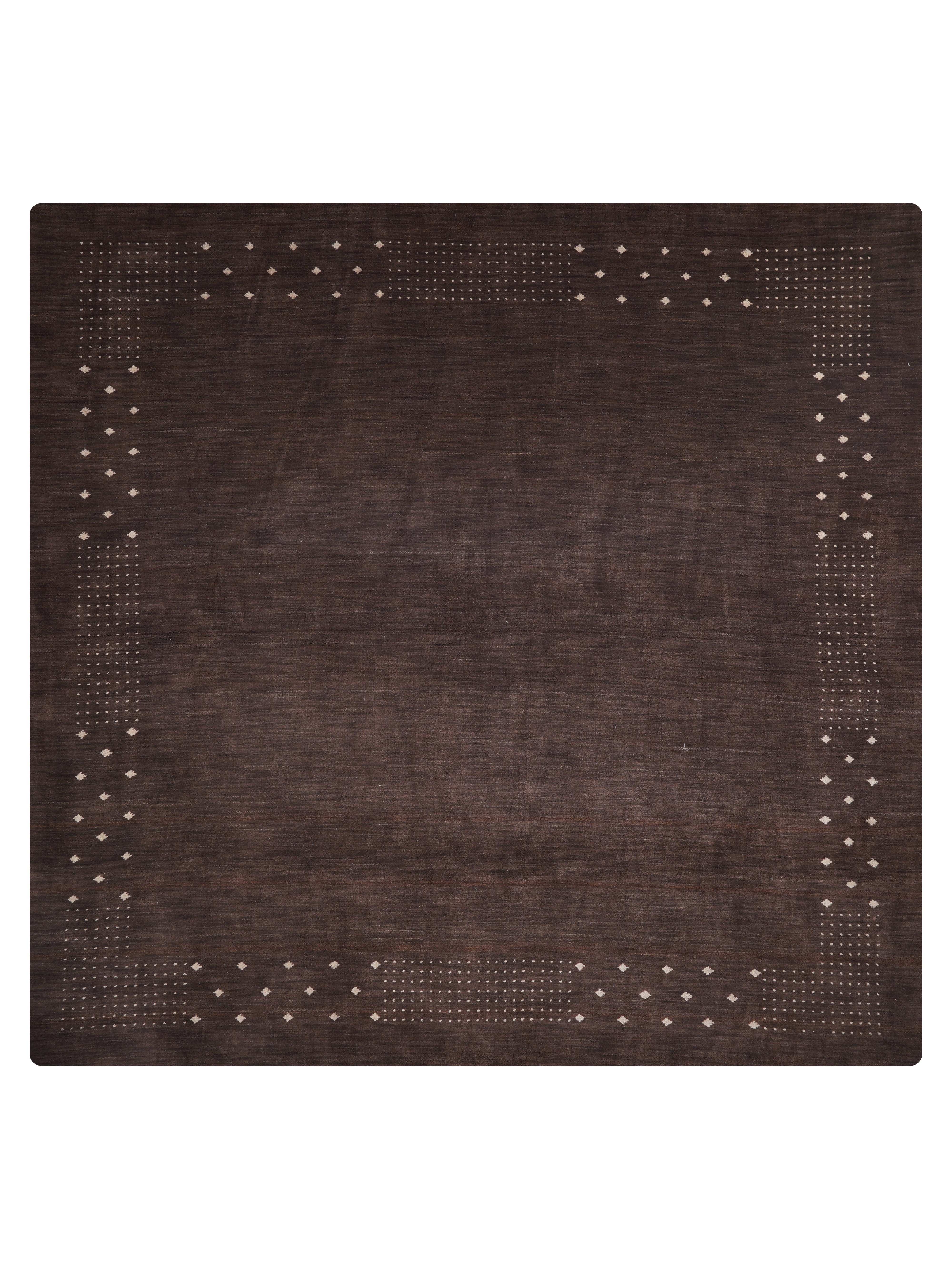 Teal Hand Knotted Wool Rug