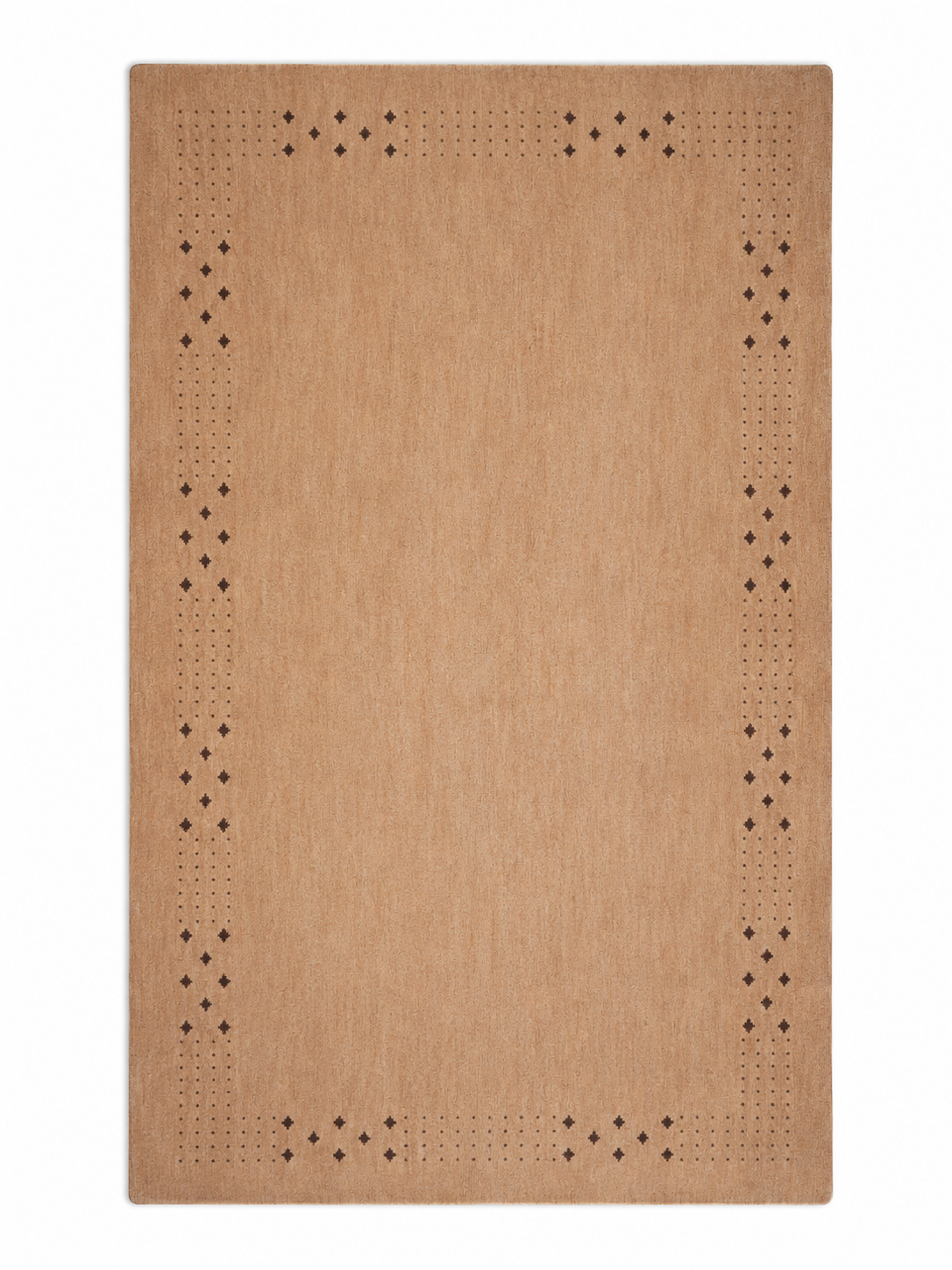 Teal Hand Knotted Wool Rug