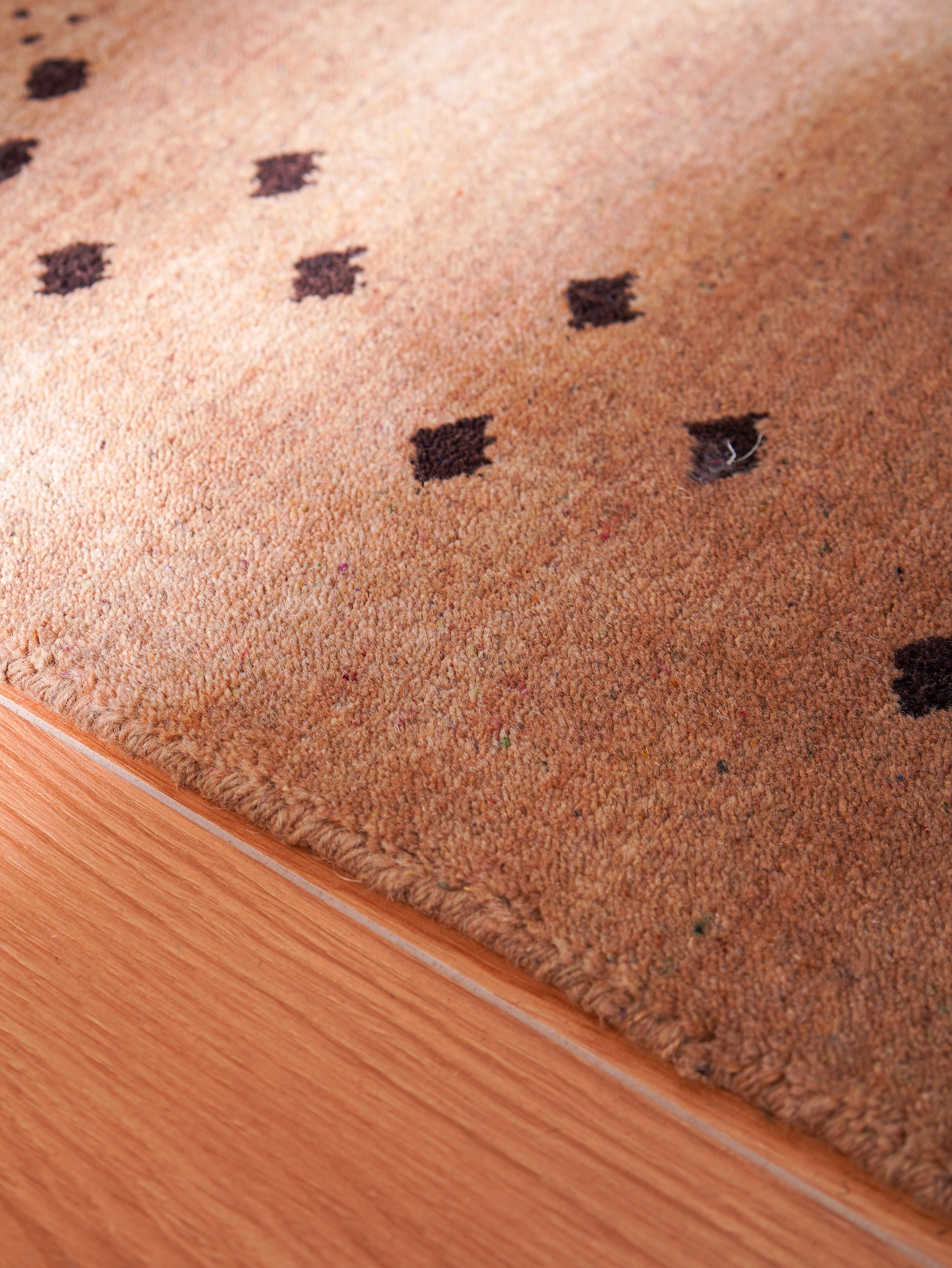 Teal Hand Knotted Wool Rug