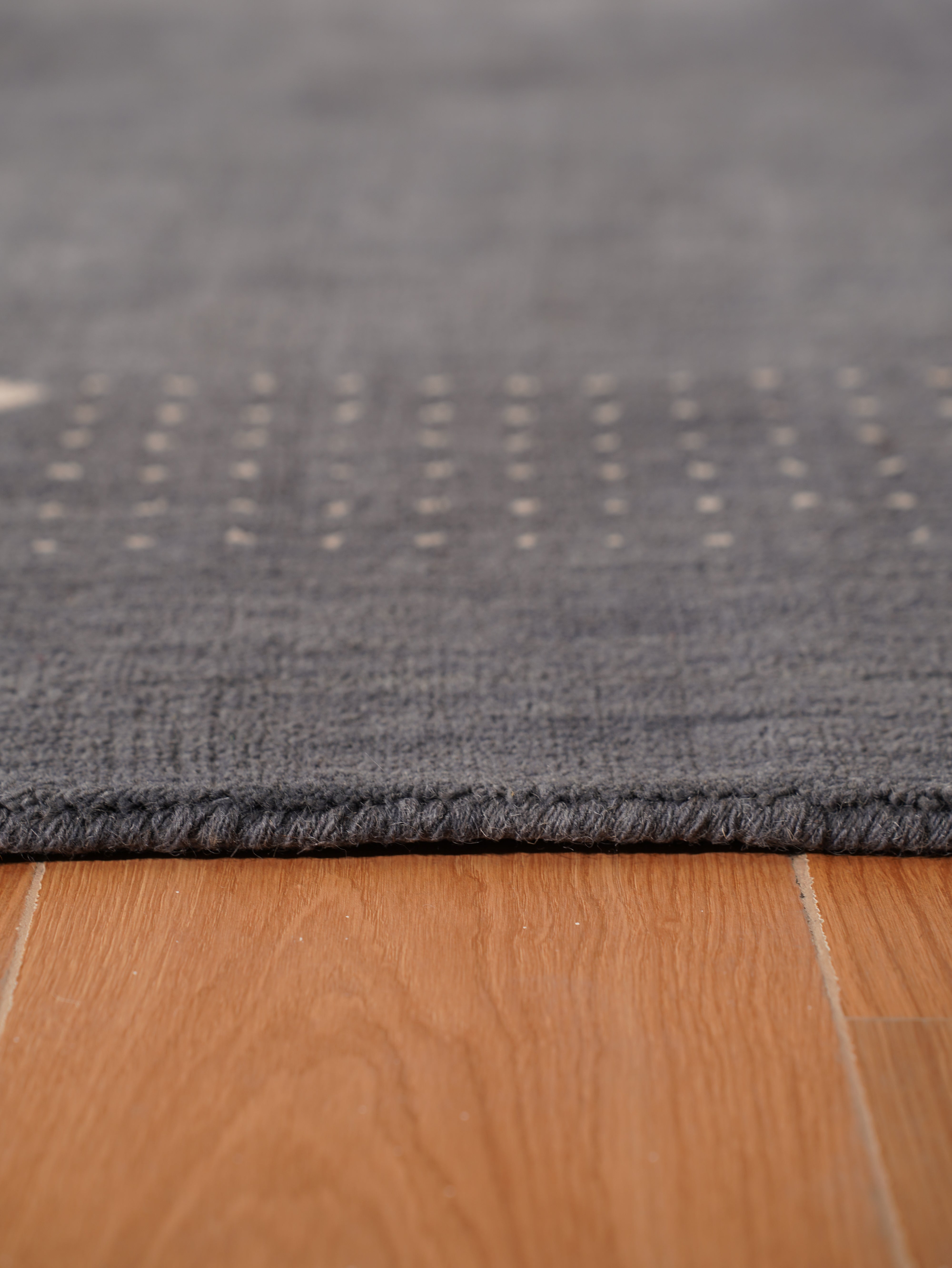 Teal Hand Knotted Wool Rug