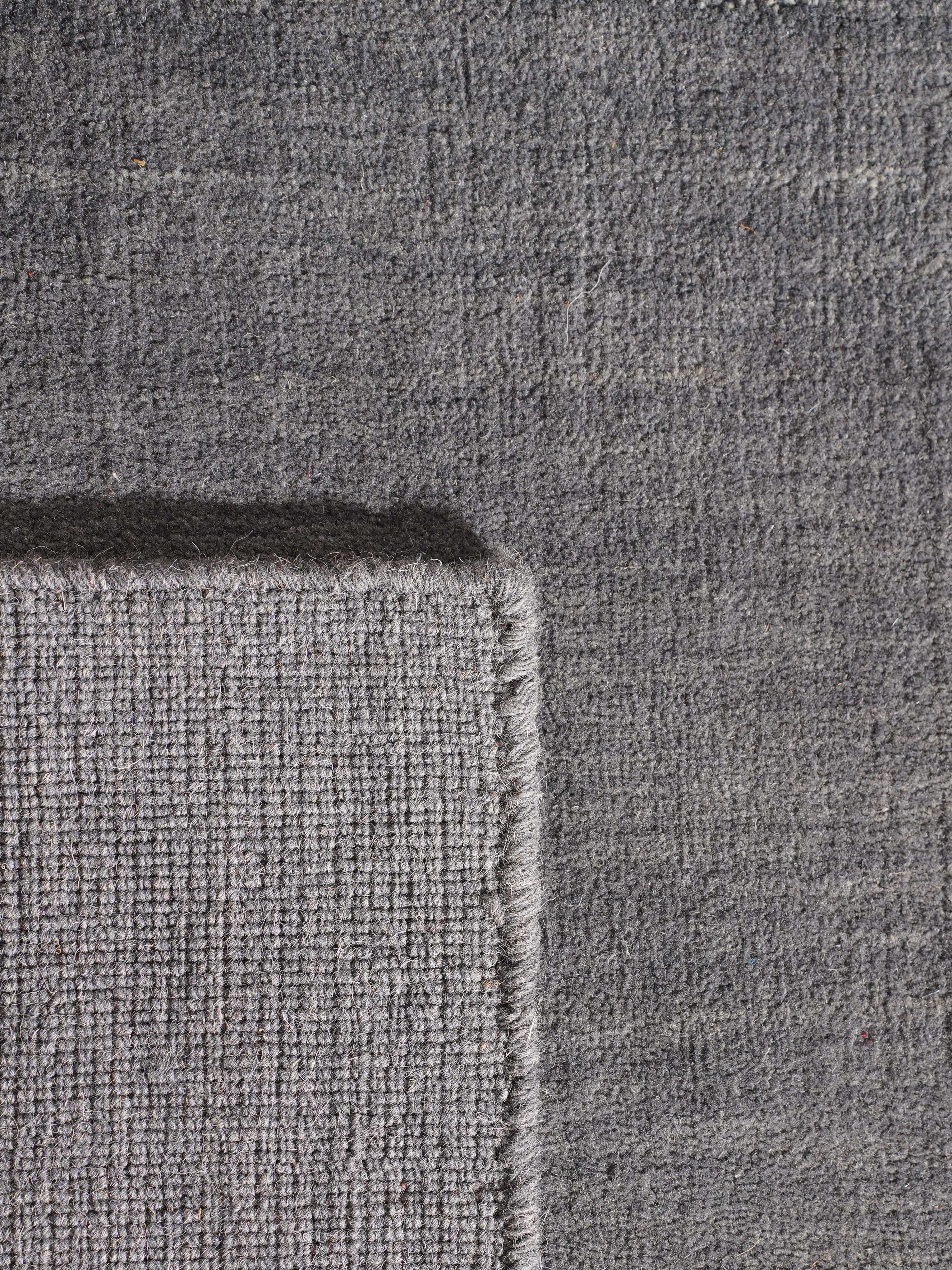 Teal Hand Knotted Wool Rug