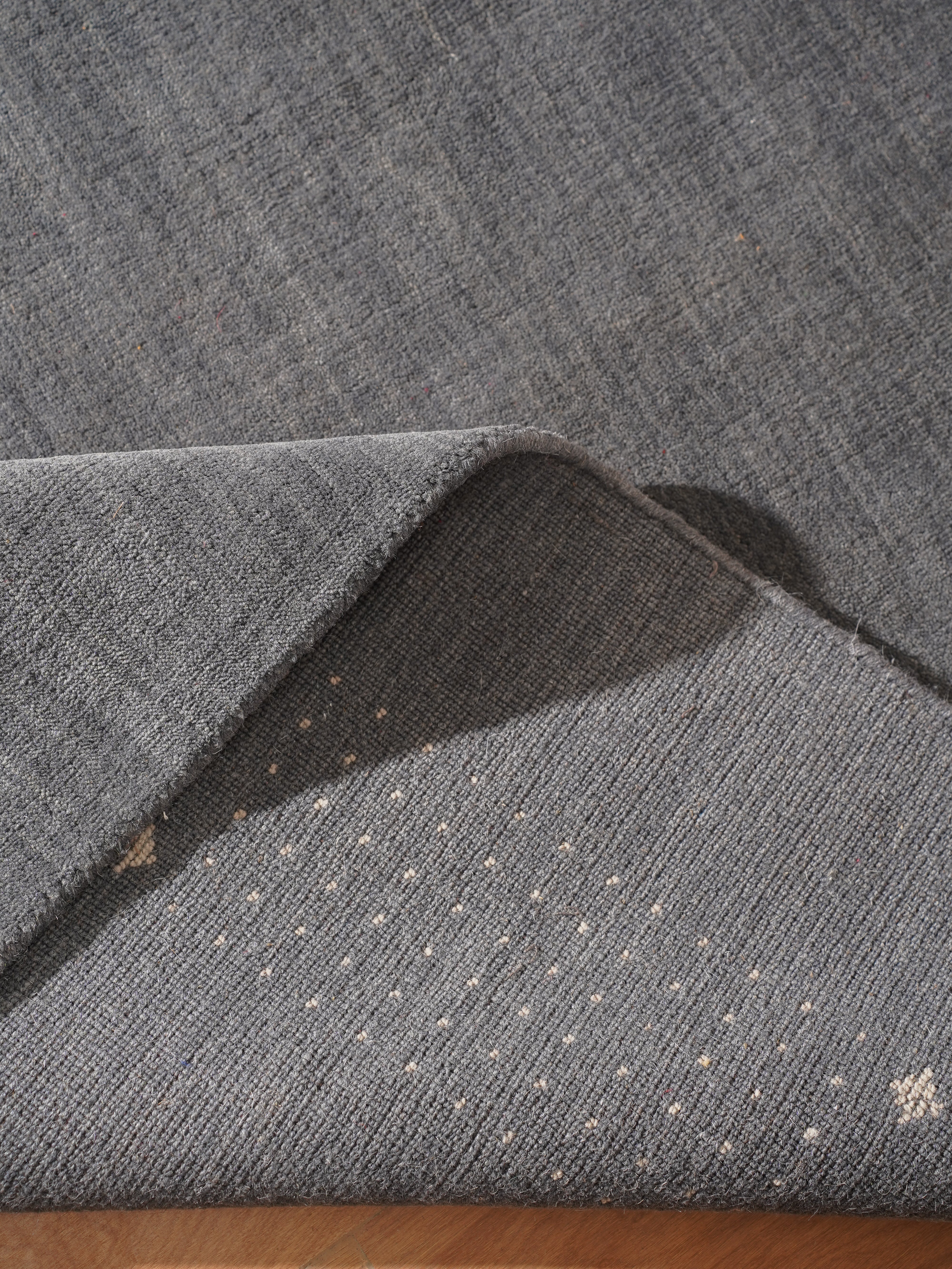 Teal Hand Knotted Wool Rug