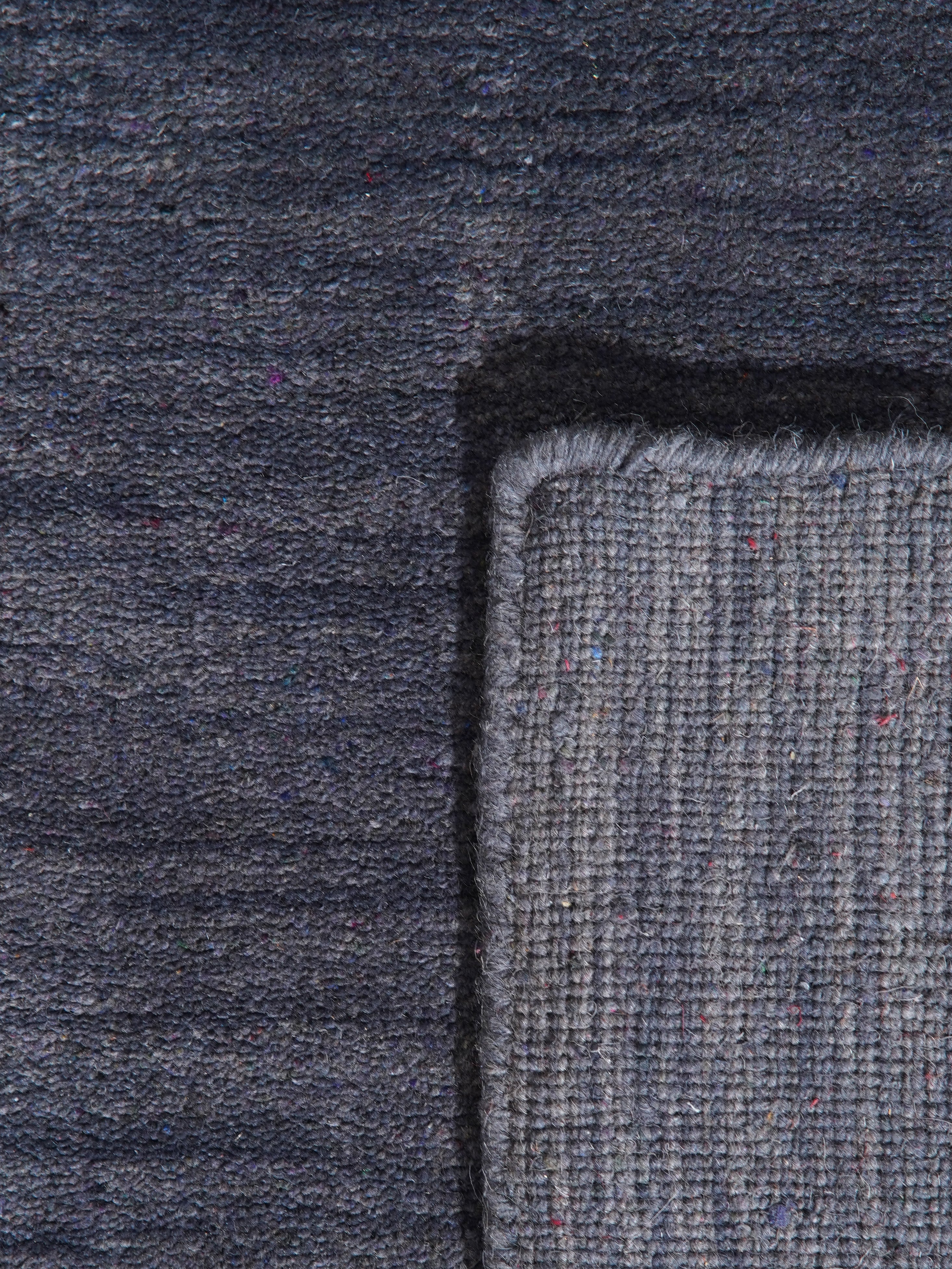 Teal Hand Knotted Wool Rug