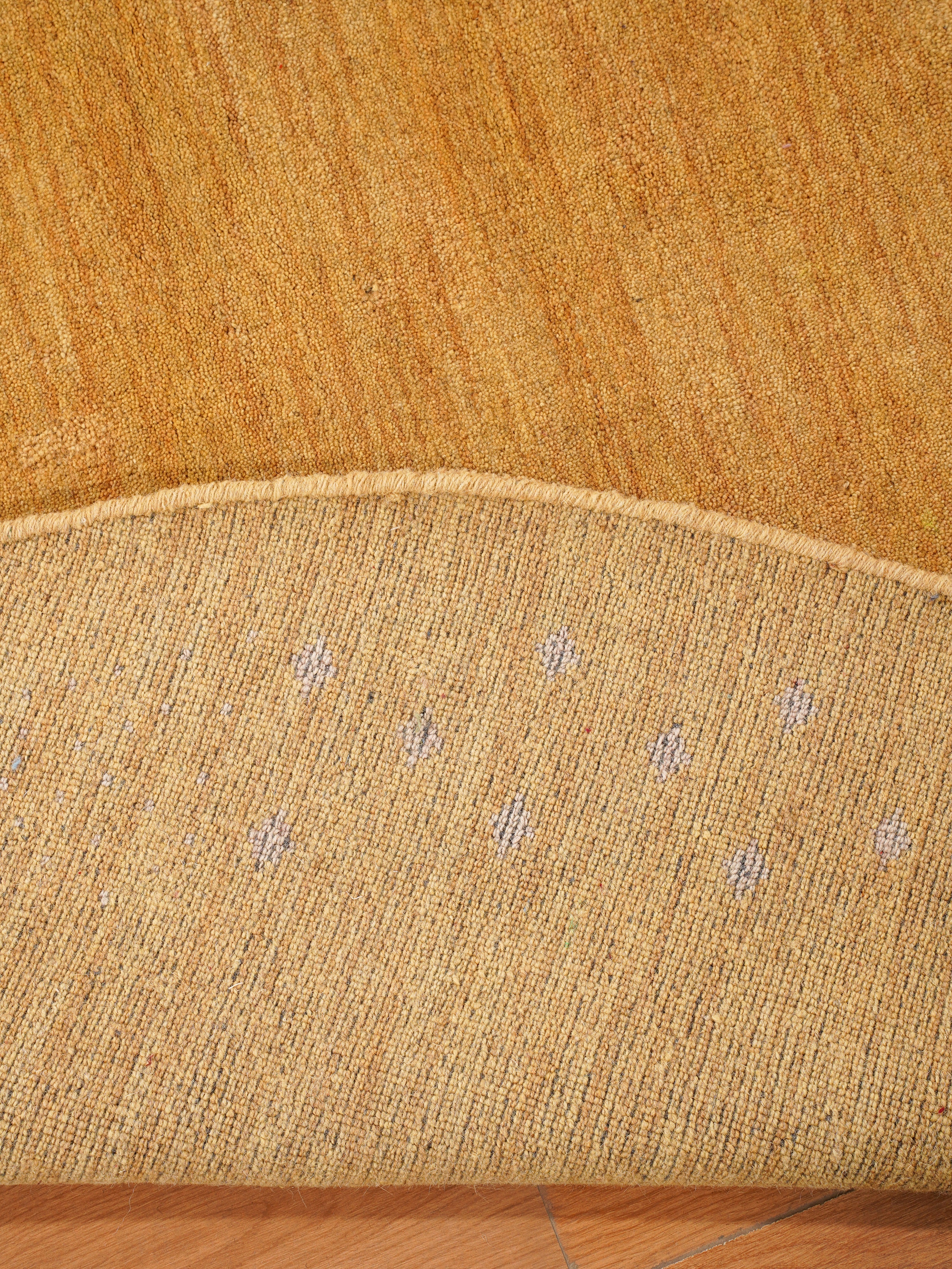 Teal Hand Knotted Wool Rug