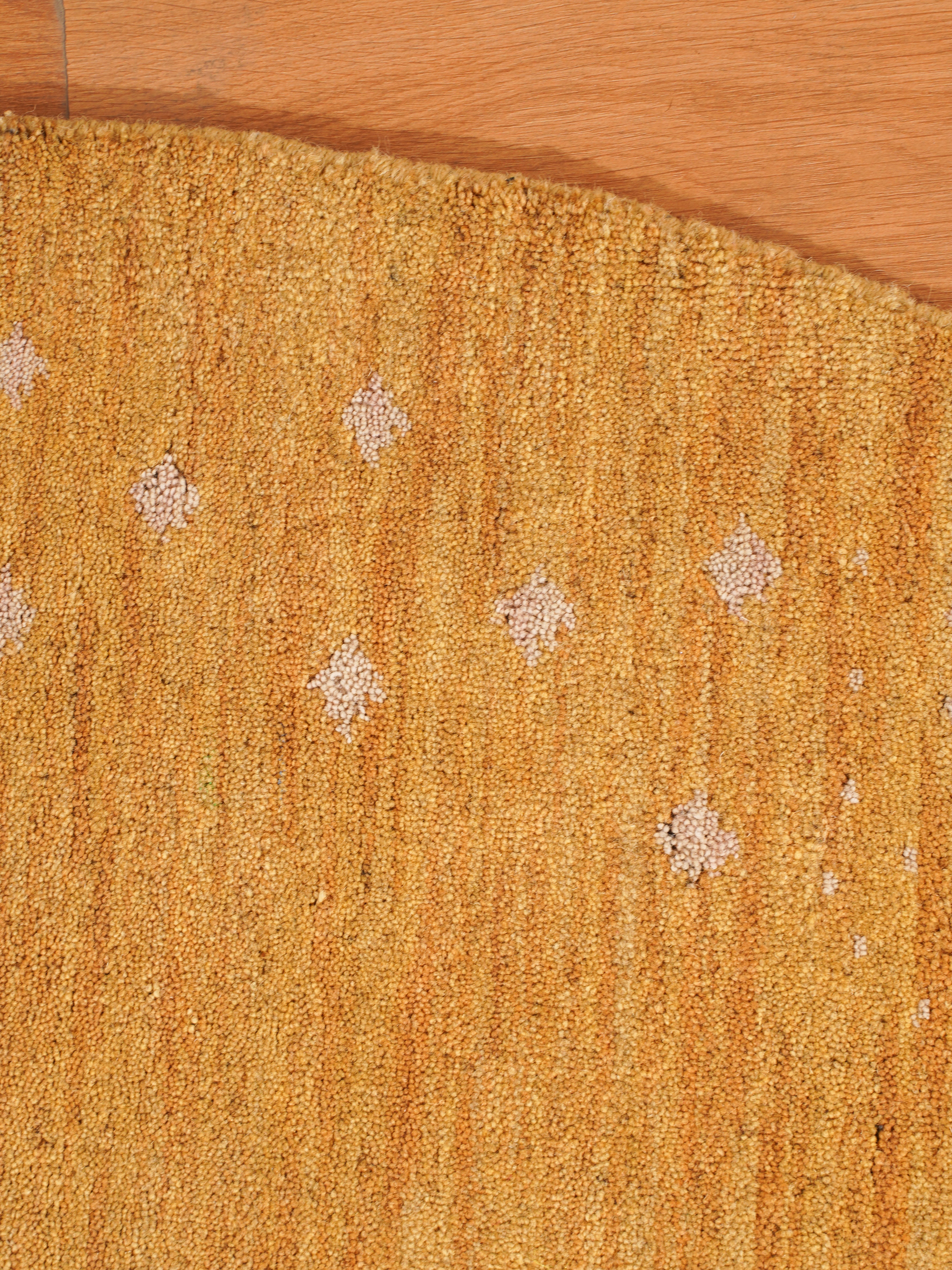 Teal Hand Knotted Wool Rug