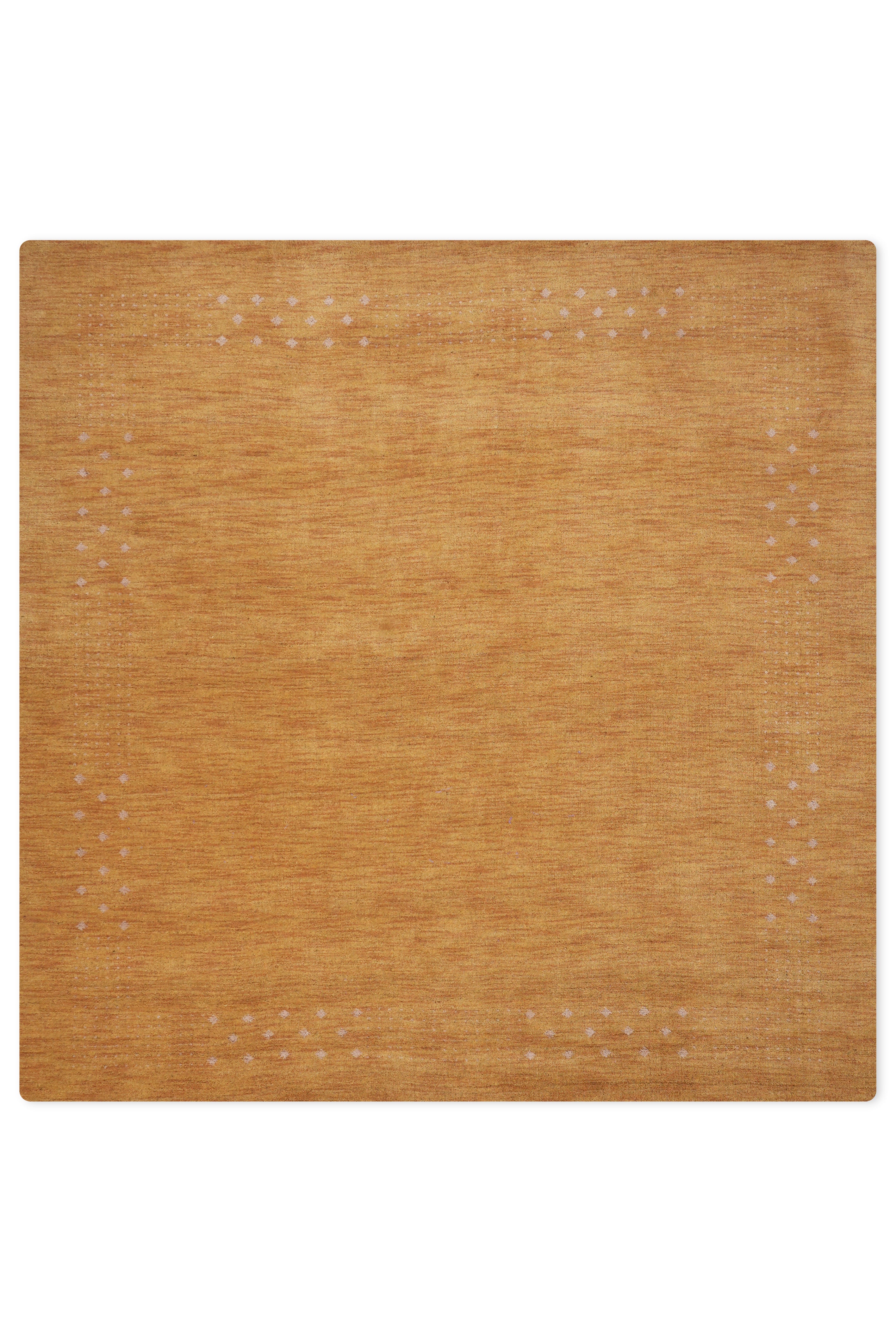 Teal Hand Knotted Wool Rug