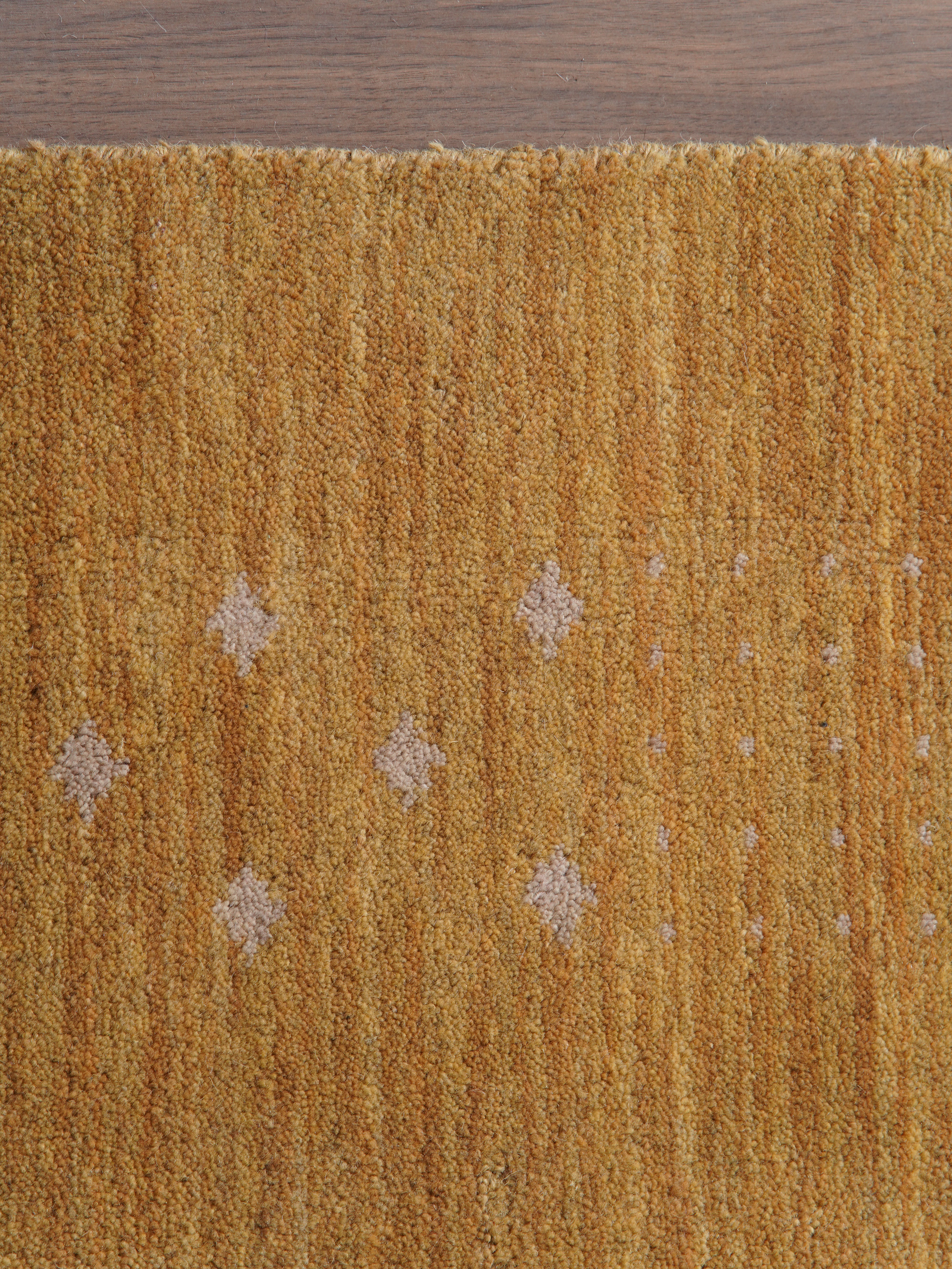 Teal Hand Knotted Wool Rug