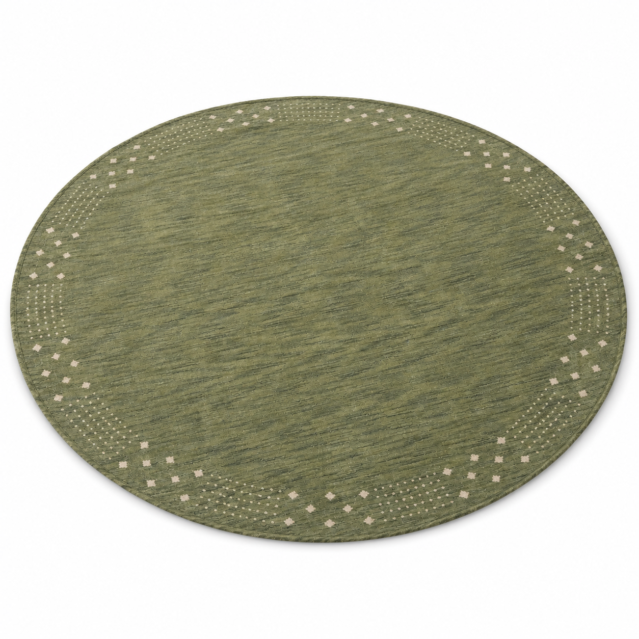 Teal Hand Knotted Wool Rug