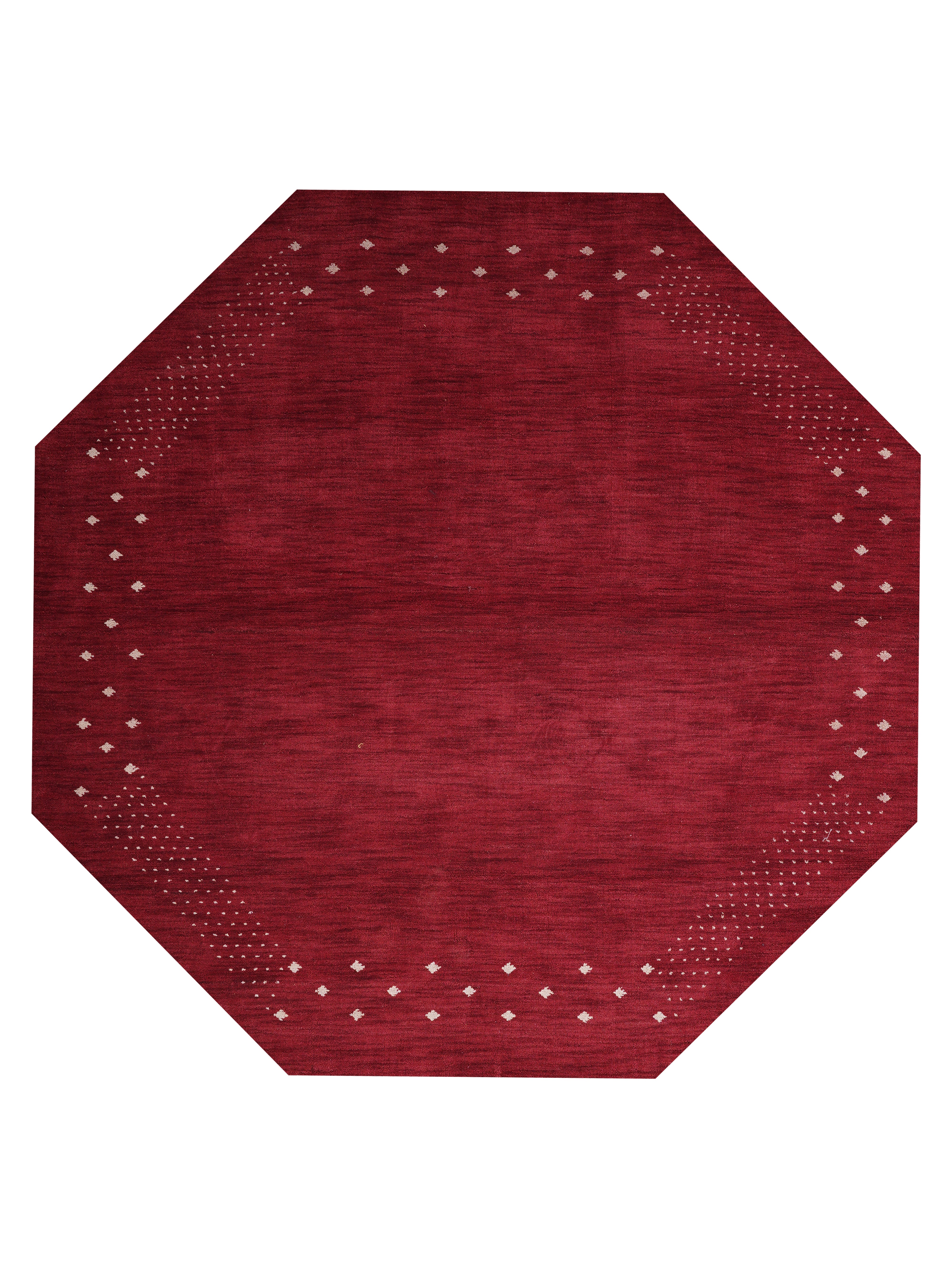 Teal Hand Knotted Wool Rug