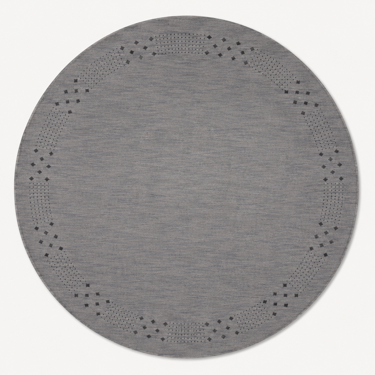 Teal Hand Knotted Wool Rug