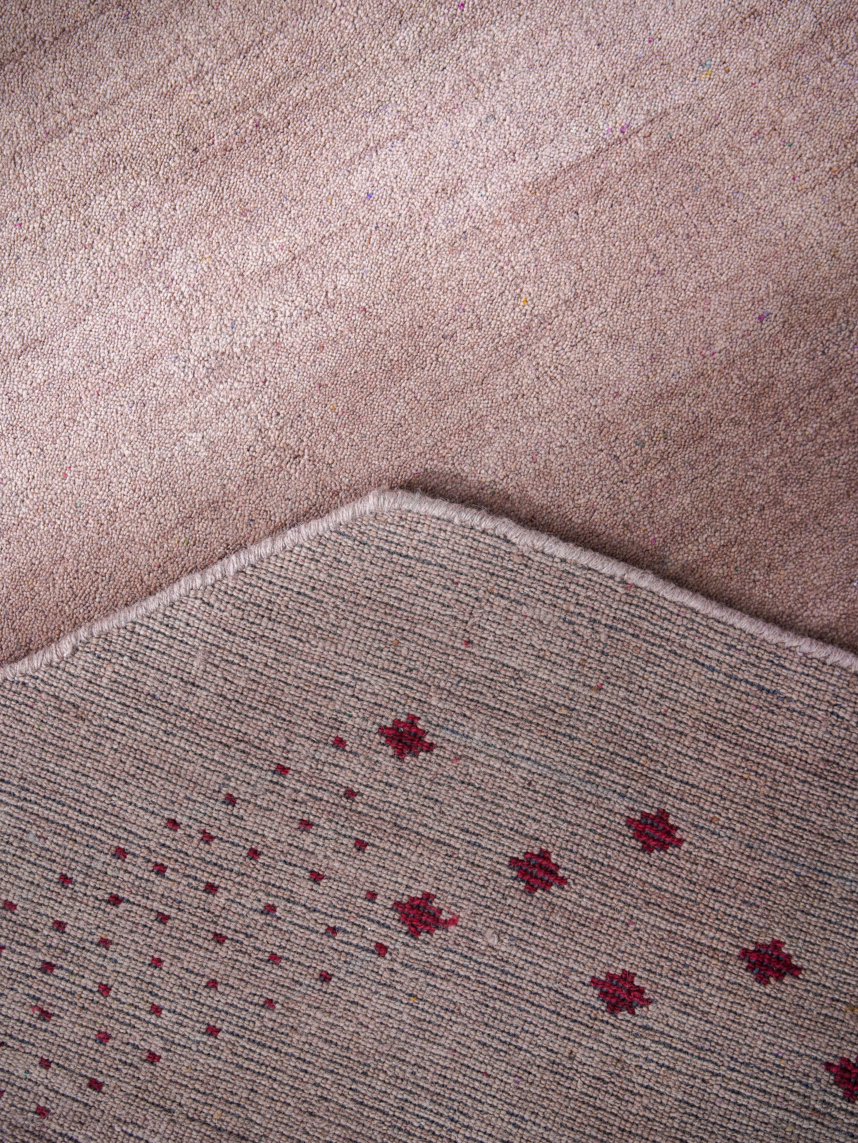 Teal Hand Knotted Wool Rug