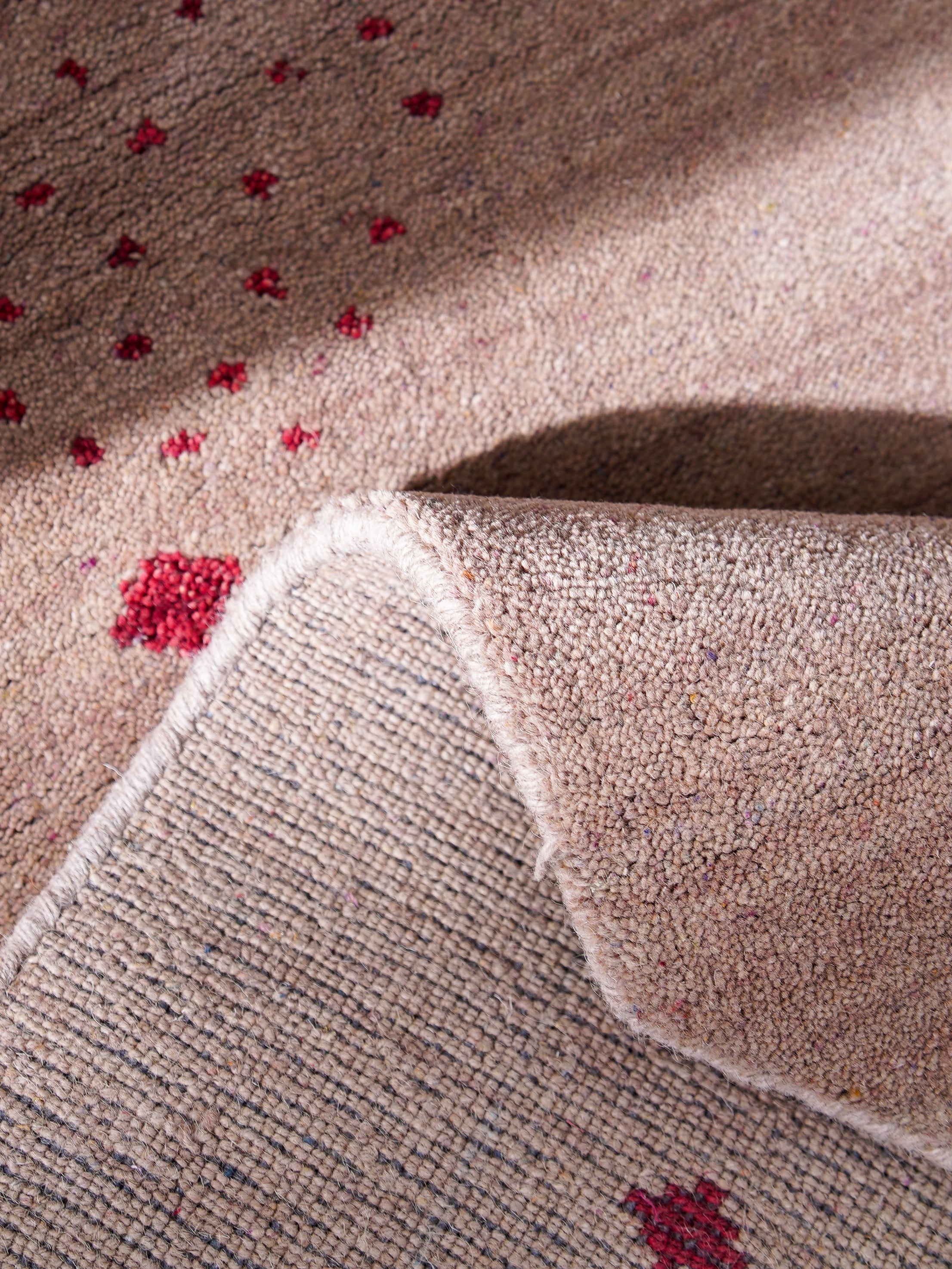 Teal Hand Knotted Wool Rug