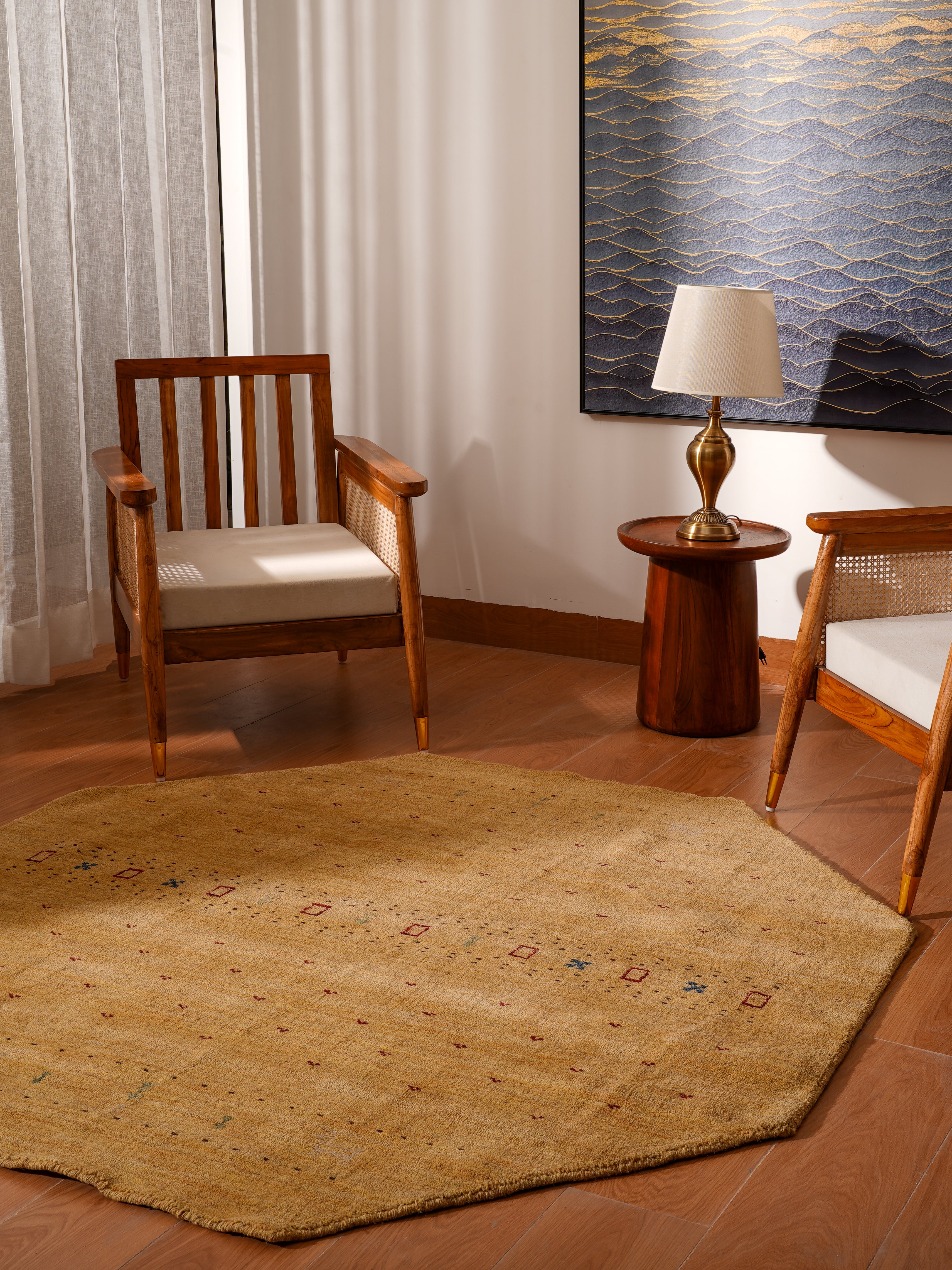 Kian Hand Knotted Wool Area Rug