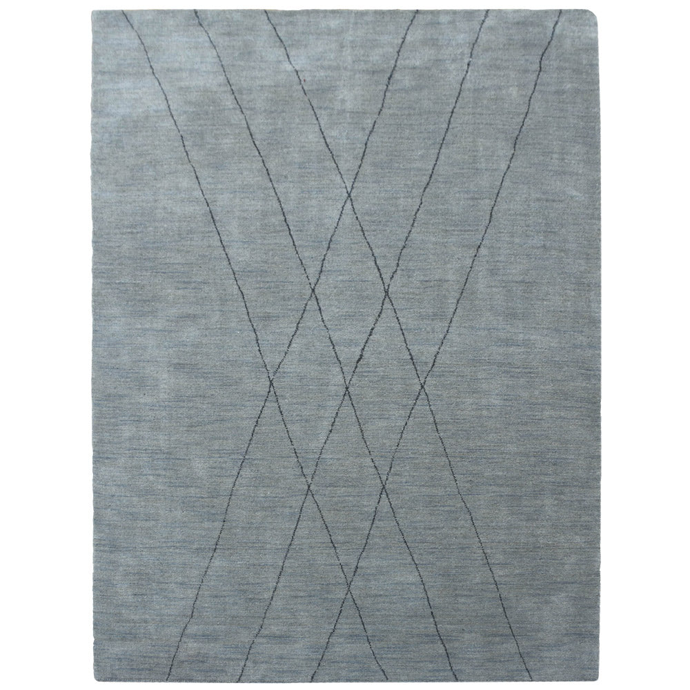 X Hand Knotted Wool Rug