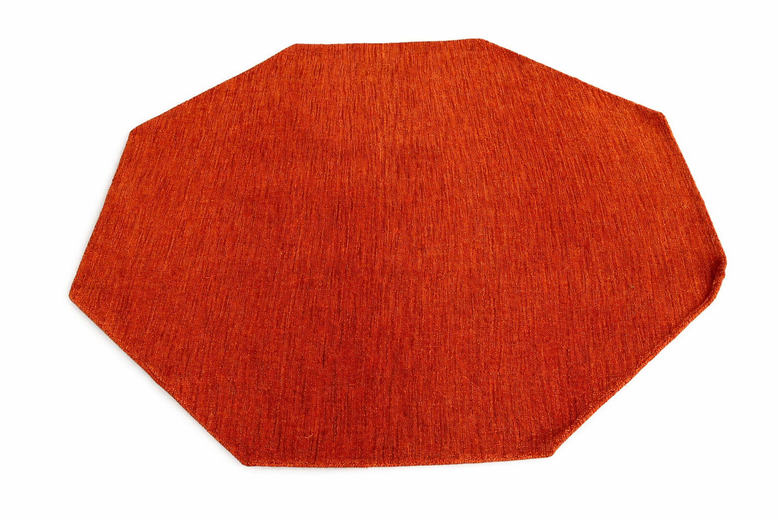 Light Red Hand Knotted Wool Rug