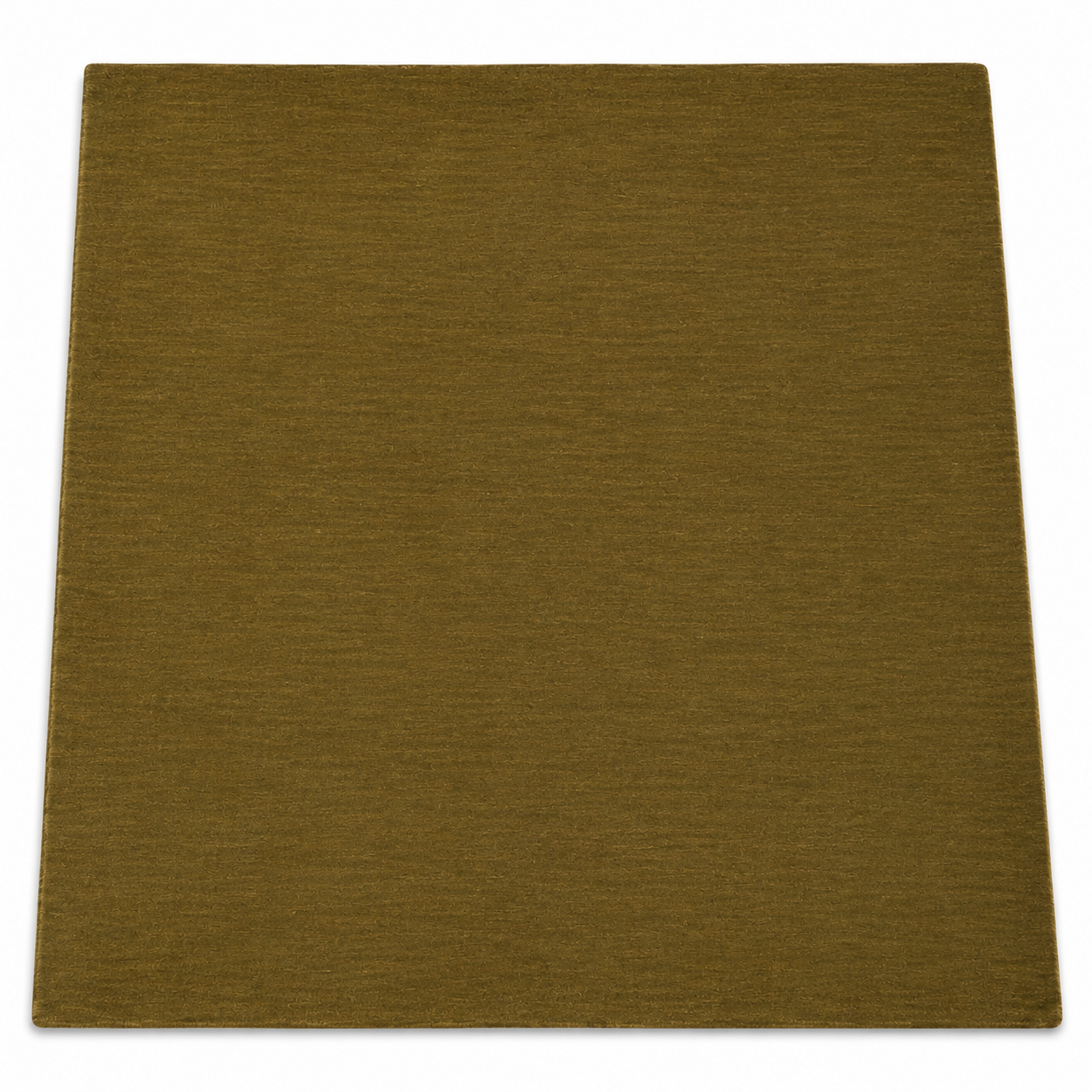 Plain Hand Knotted Wool Rug
