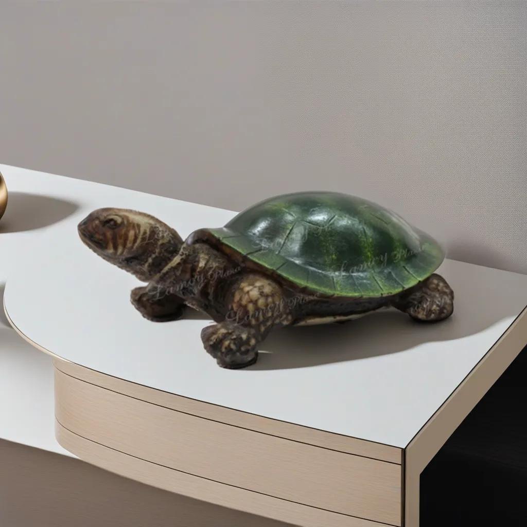 Tortoise Resin Figurine