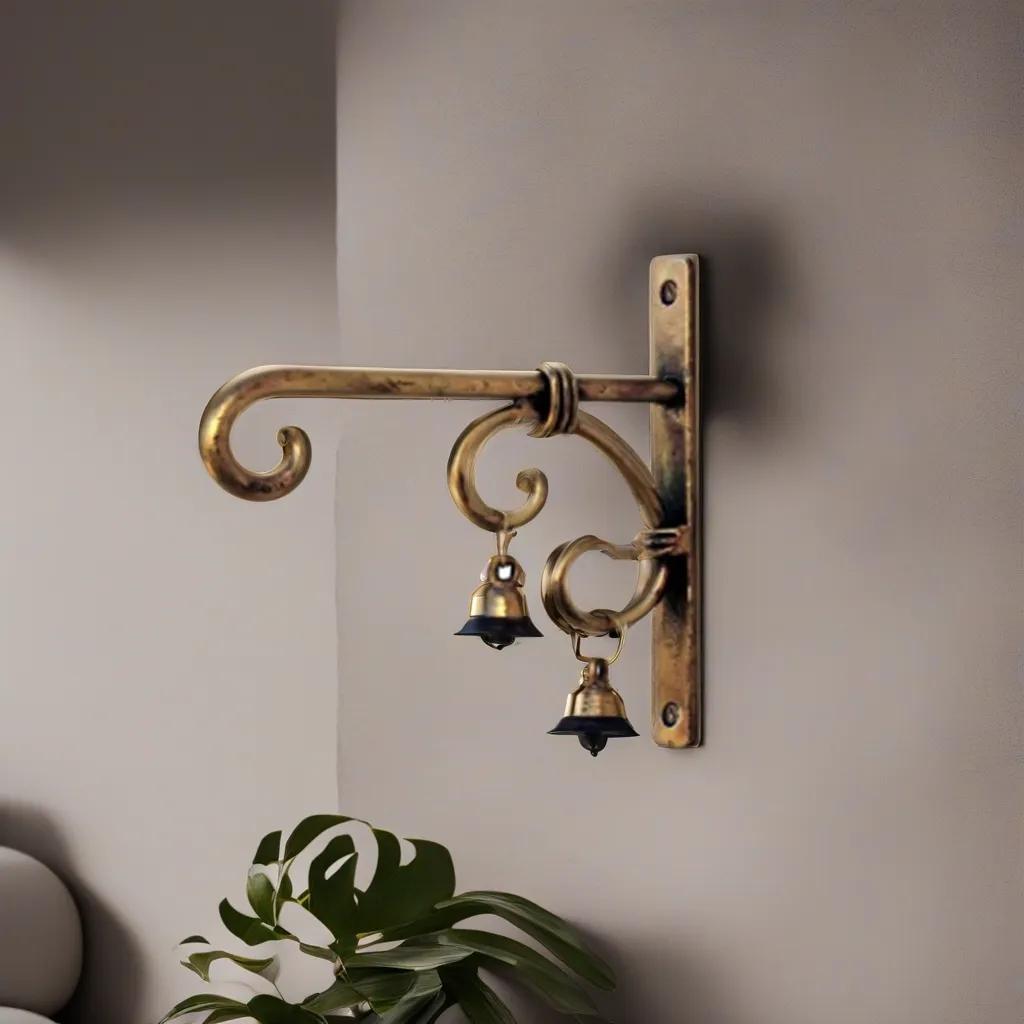 Iron Wall Bracket with Bells