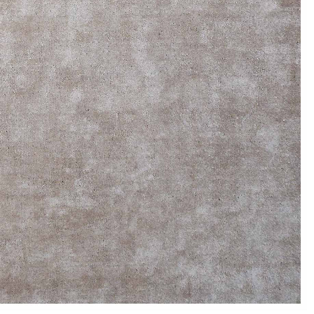 Solid Hand Knotted Silk Rug