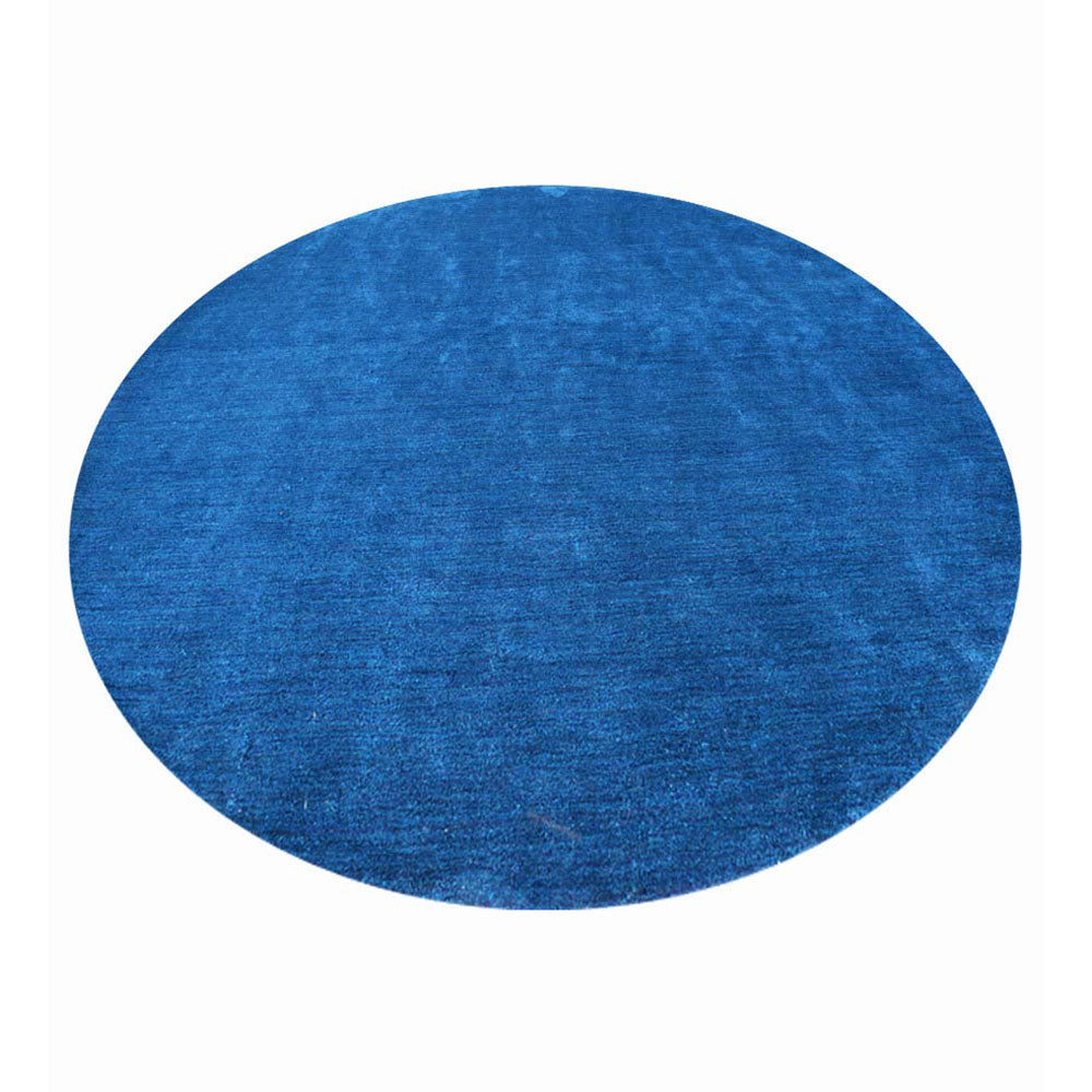 Solid Hand Knotted Silk Rug