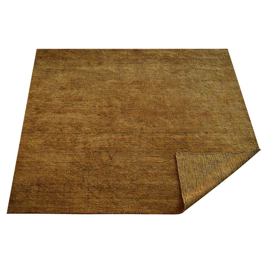Solid Hand Knotted Silk Rug