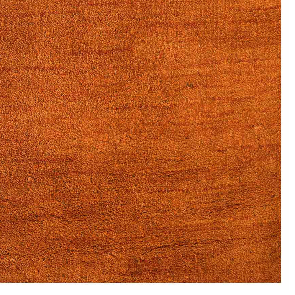 Solid Hand Knotted Silk Rug