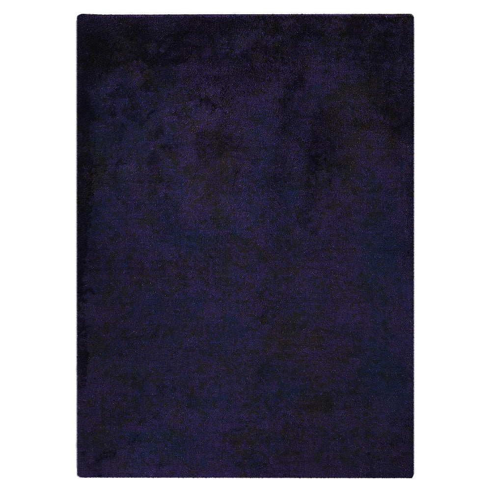 Solid Hand Knotted Silk Rug
