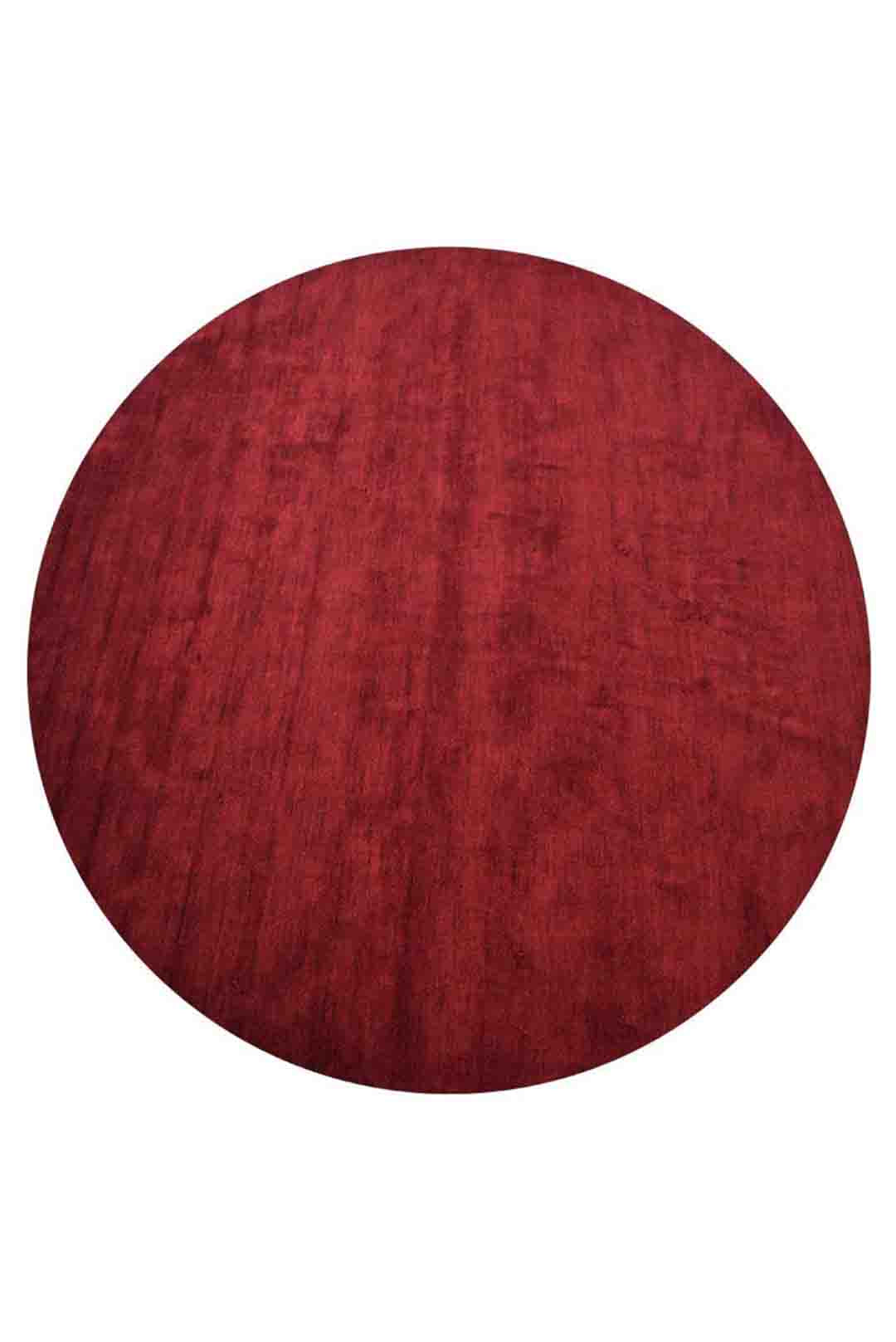 Solid Hand Knotted Silk Rug