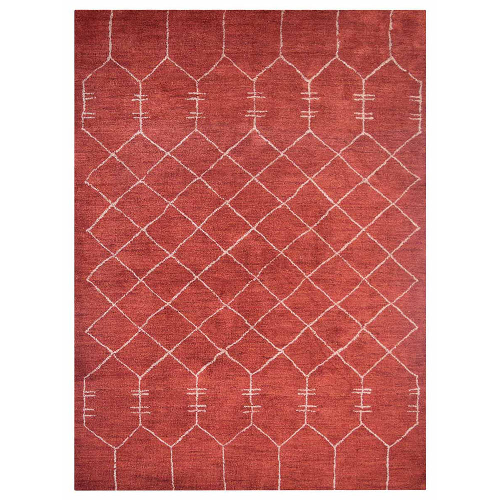 Vedika Hand Knotted Silk Blue Area Rug