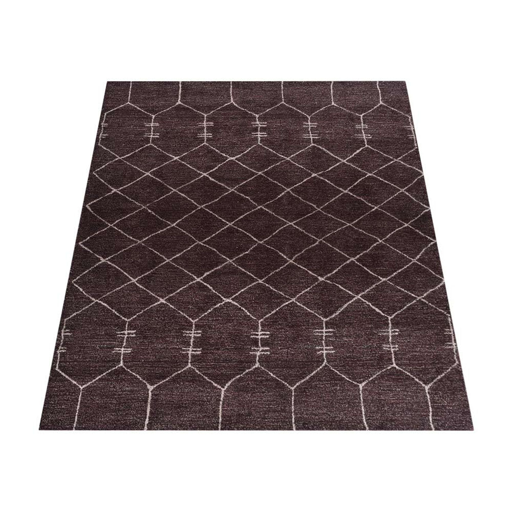 Vedika Hand Knotted Silk Blue Area Rug