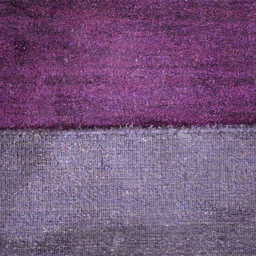 Lines Hand Knotted Silk & Wool Rug