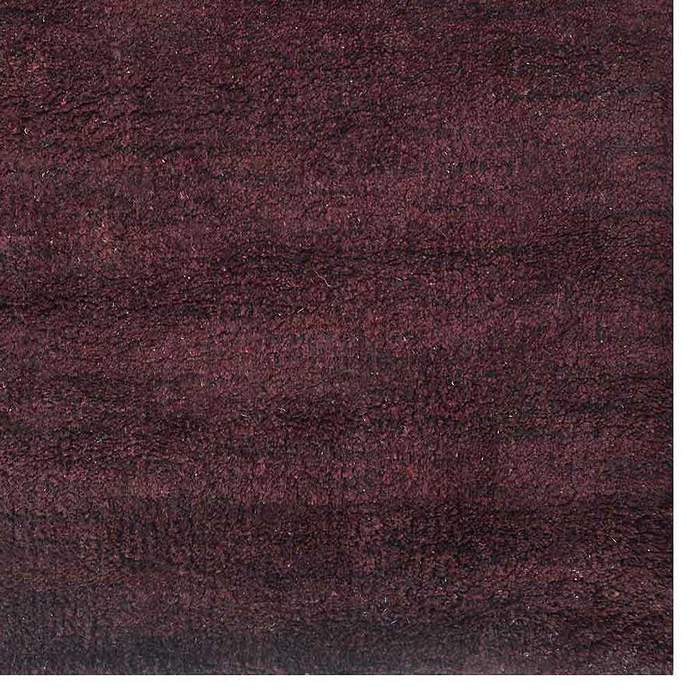 Solid Hand Knotted Silk & Wool Rug