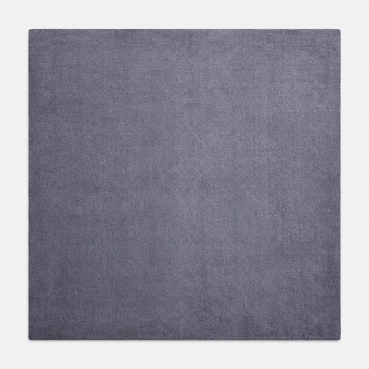 Solid Hand Knotted Silk & Wool Rug