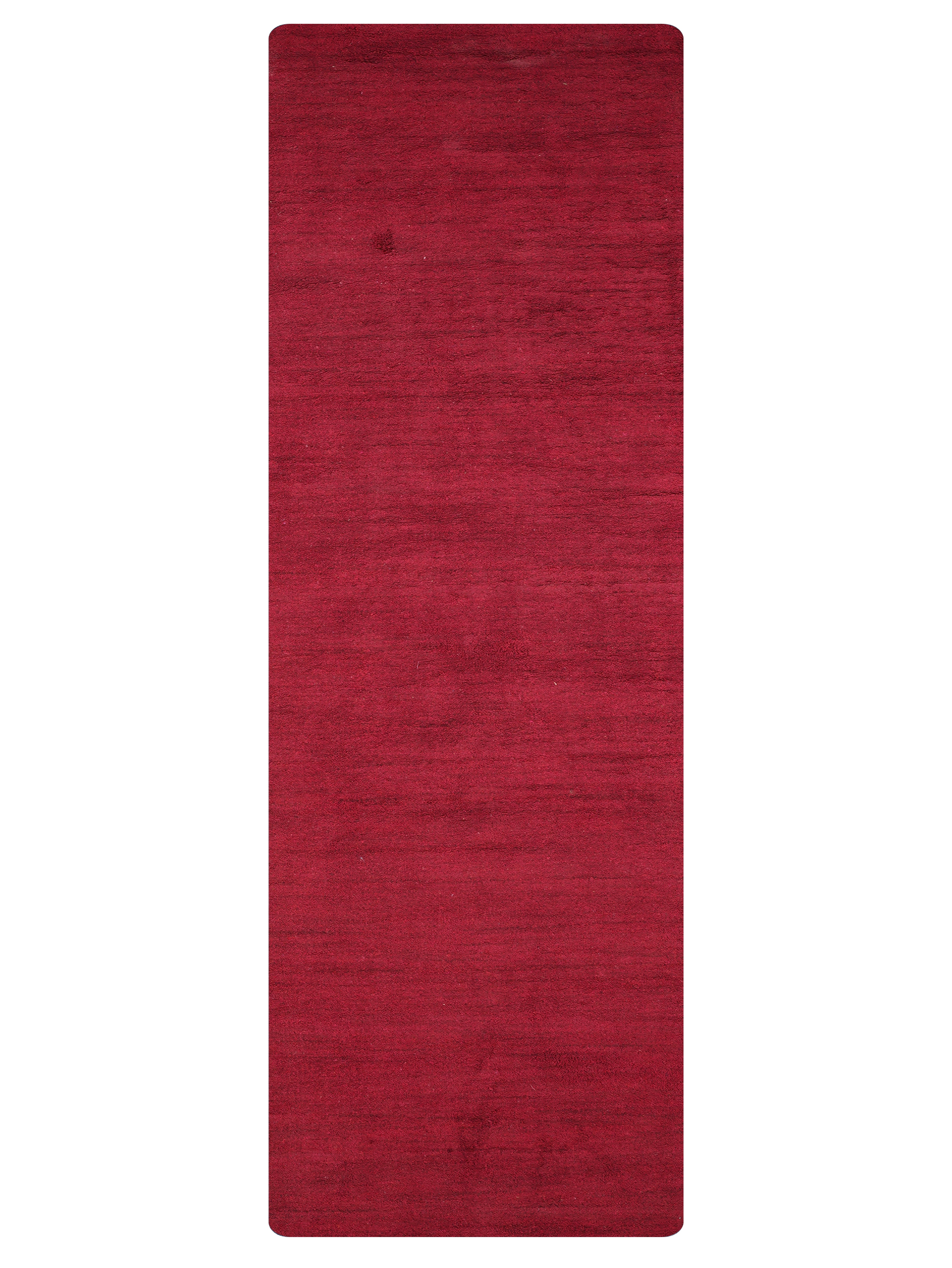 Solid Hand Knotted Silk & Wool Rug