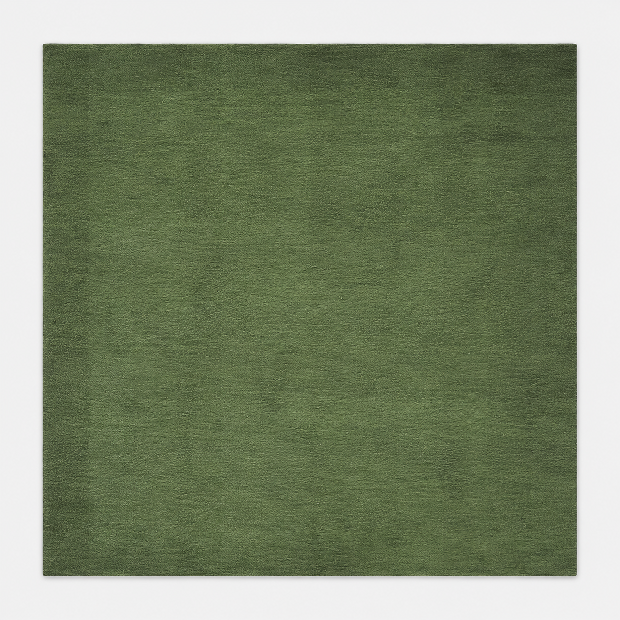 Solid Hand Knotted Silk & Wool Rug