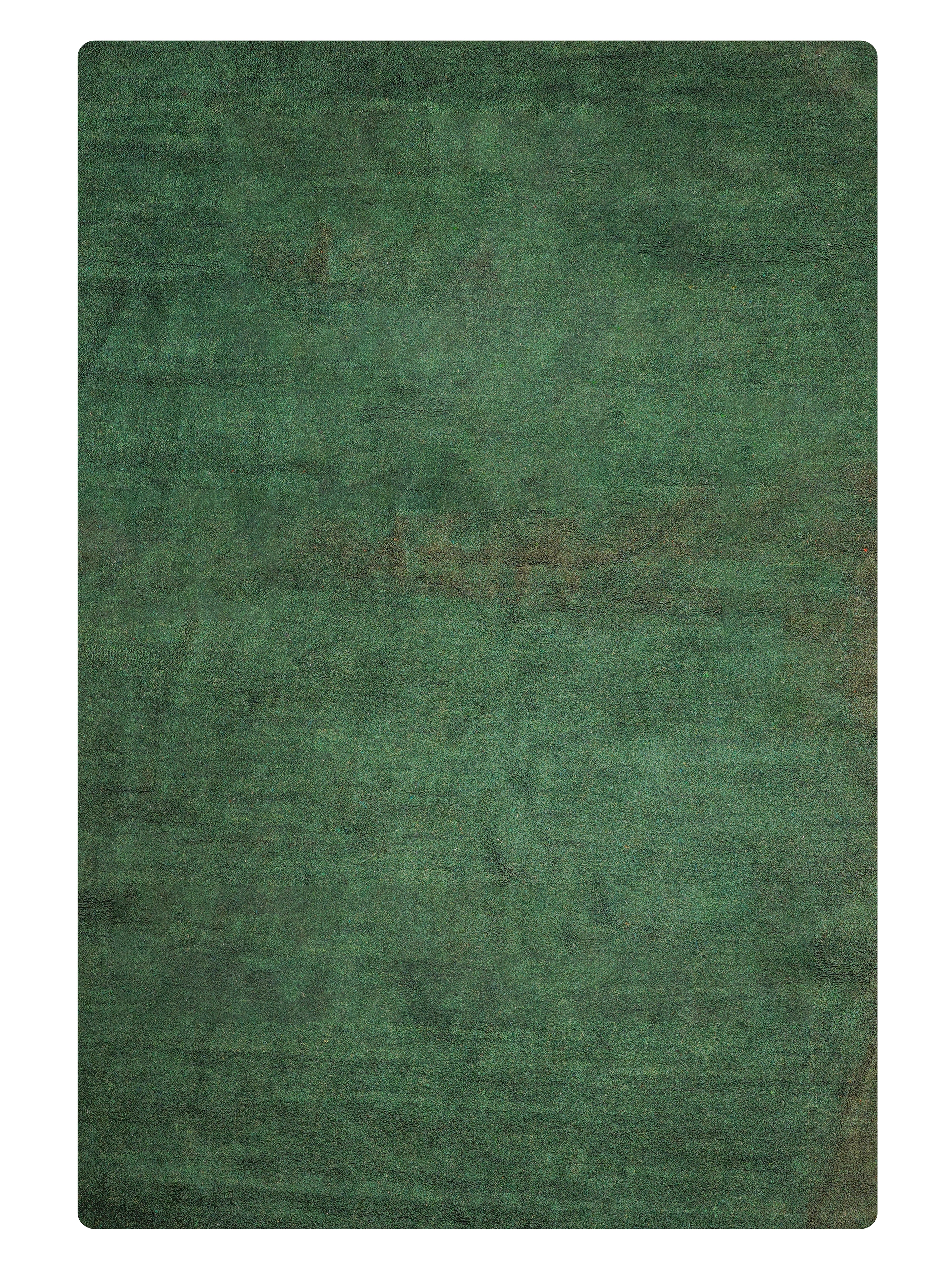 Dual Tone Hand Knotted Silk & Wool Rug