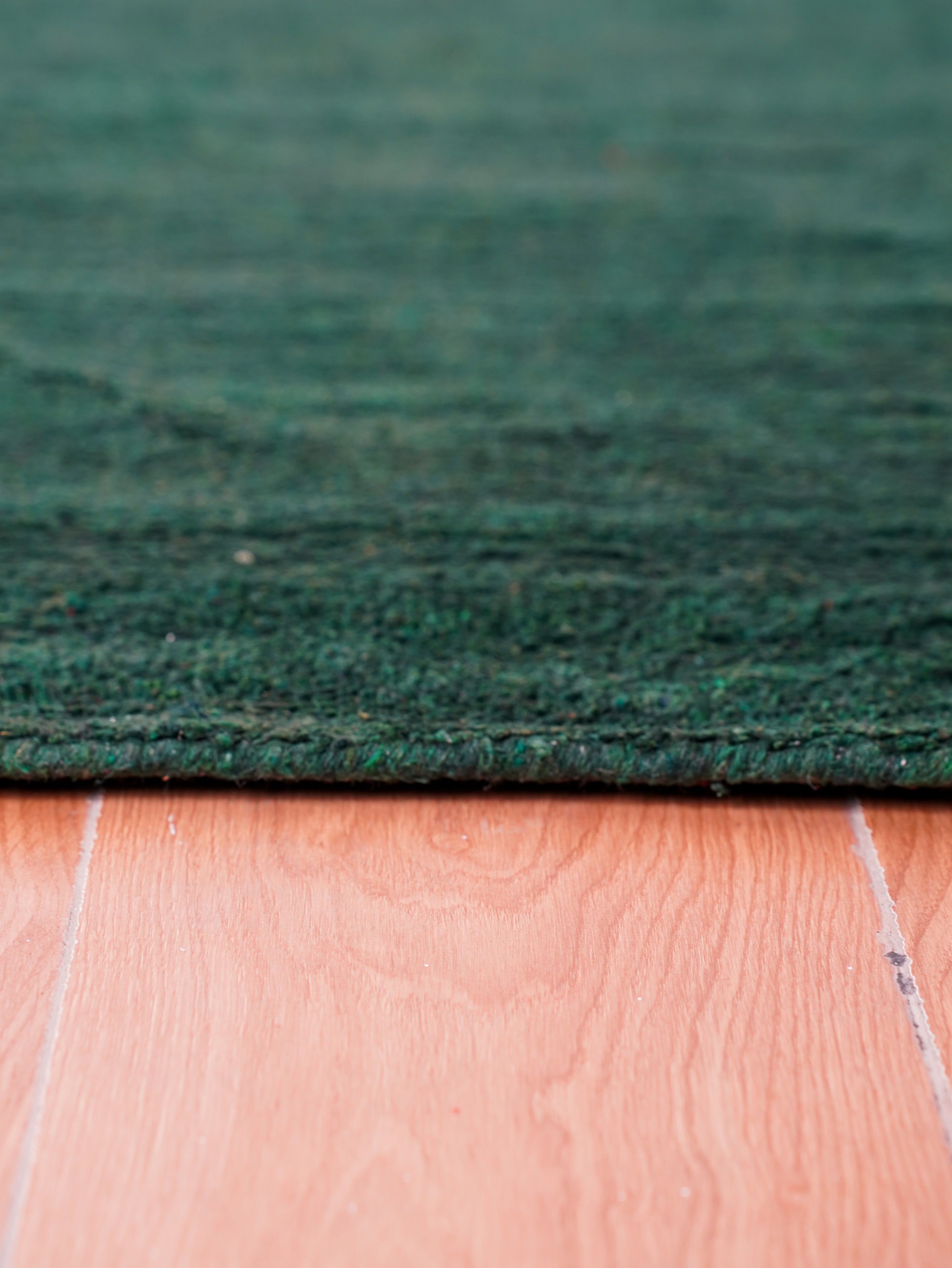 Dual Tone Hand Knotted Silk & Wool Rug