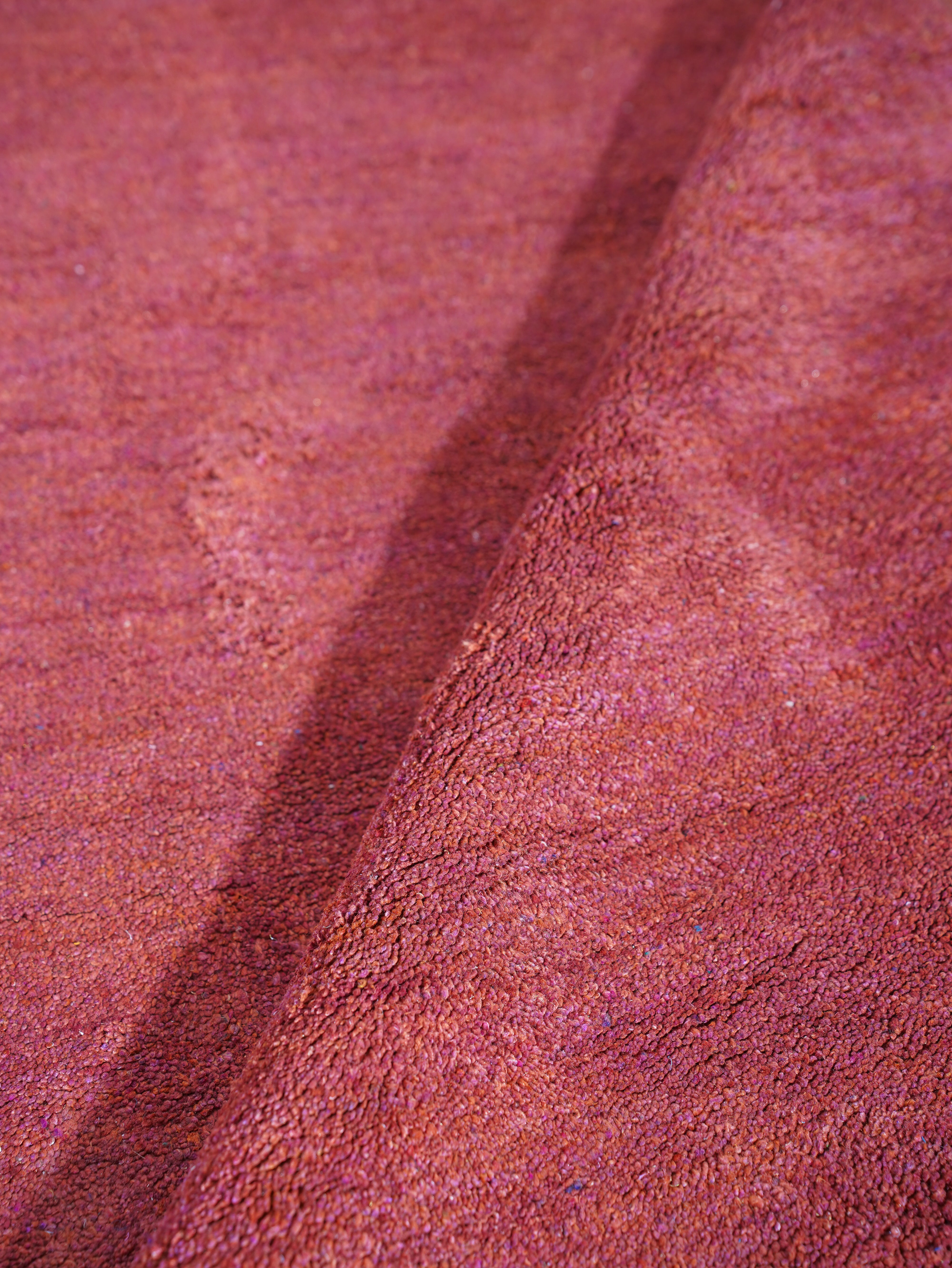 Dual Tone Hand Knotted Silk & Wool Rug