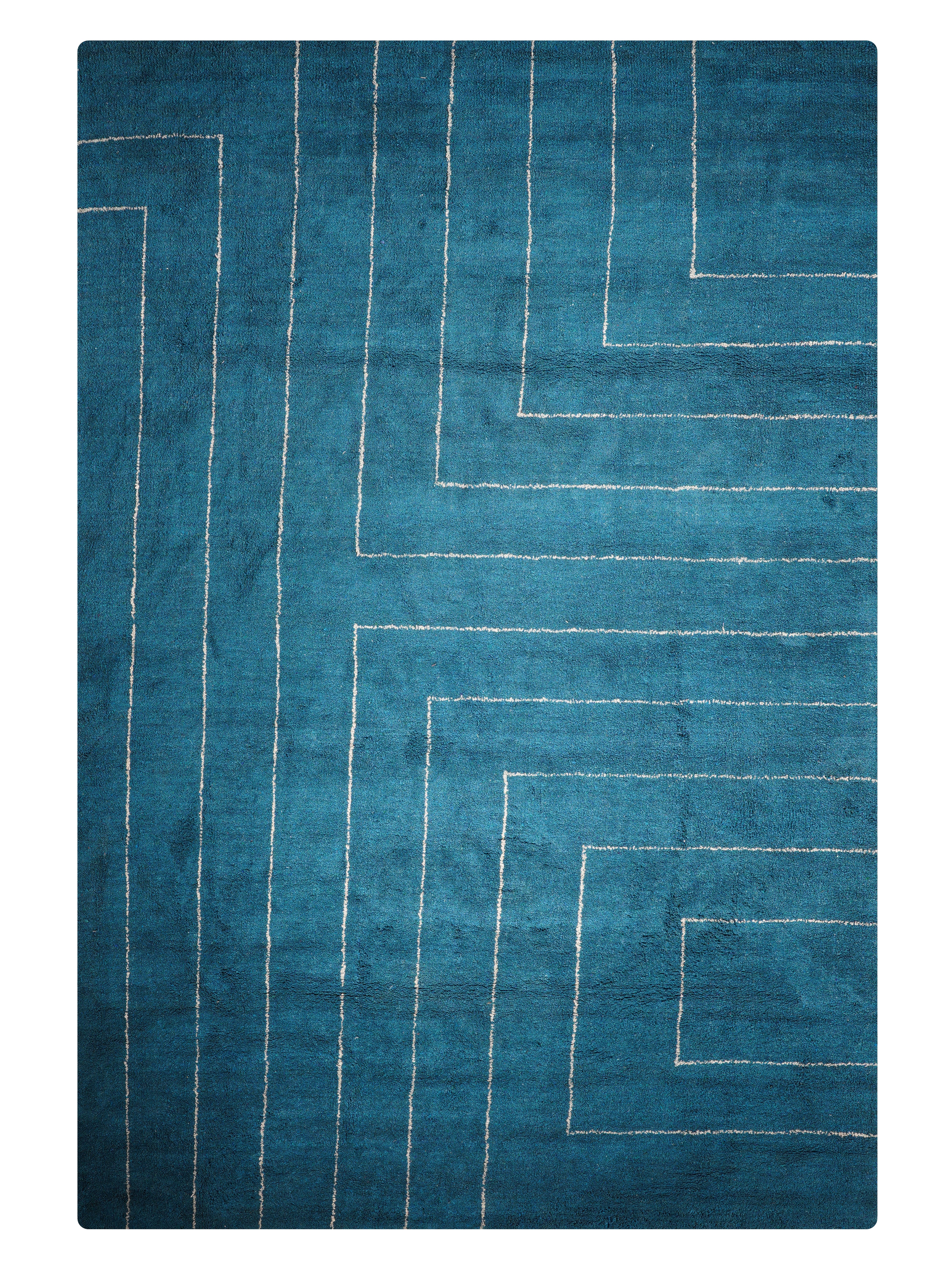 Tansen Hand Knotted Silk & Wool Rug