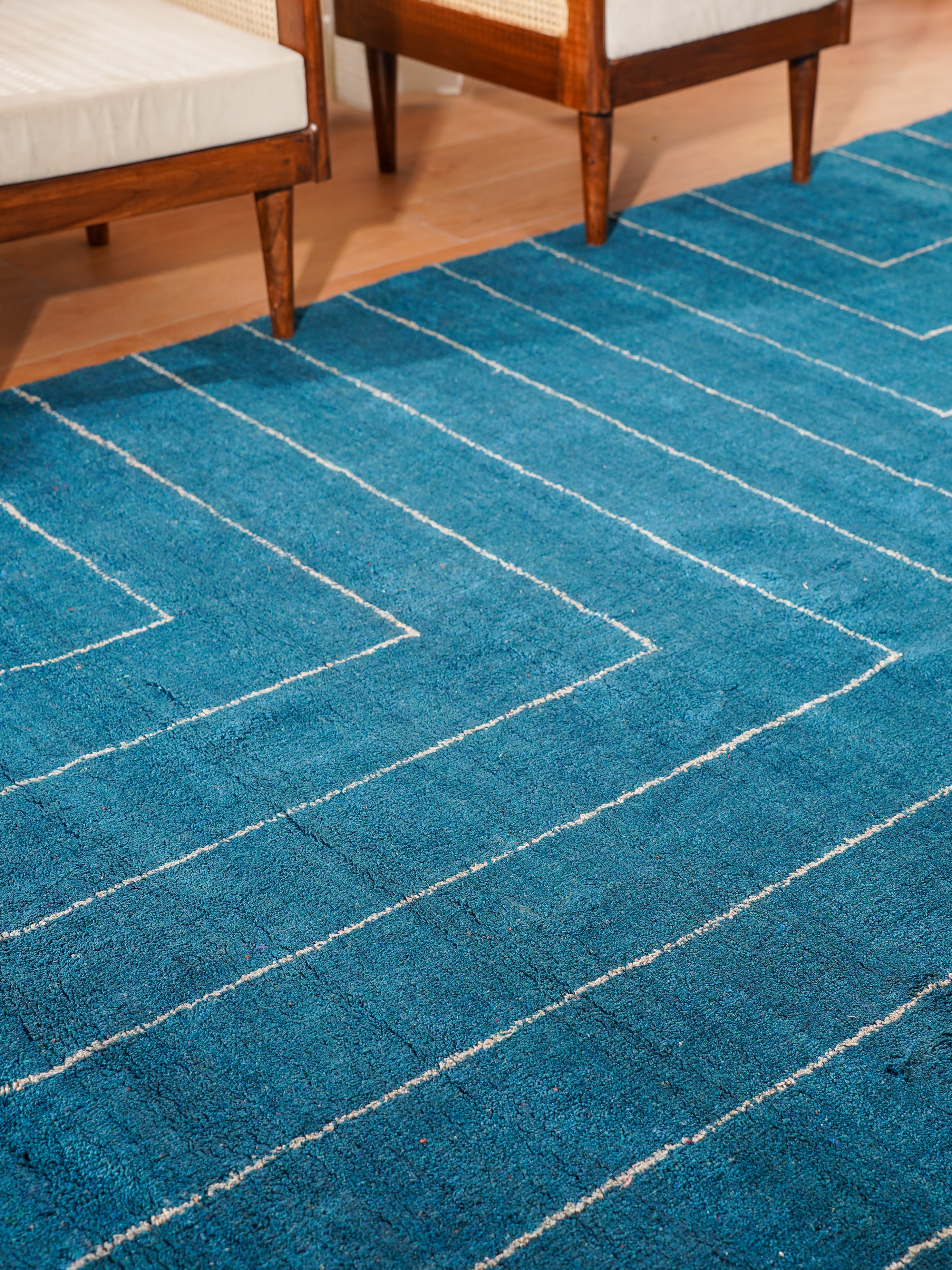 Tansen Hand Knotted Silk & Wool Rug