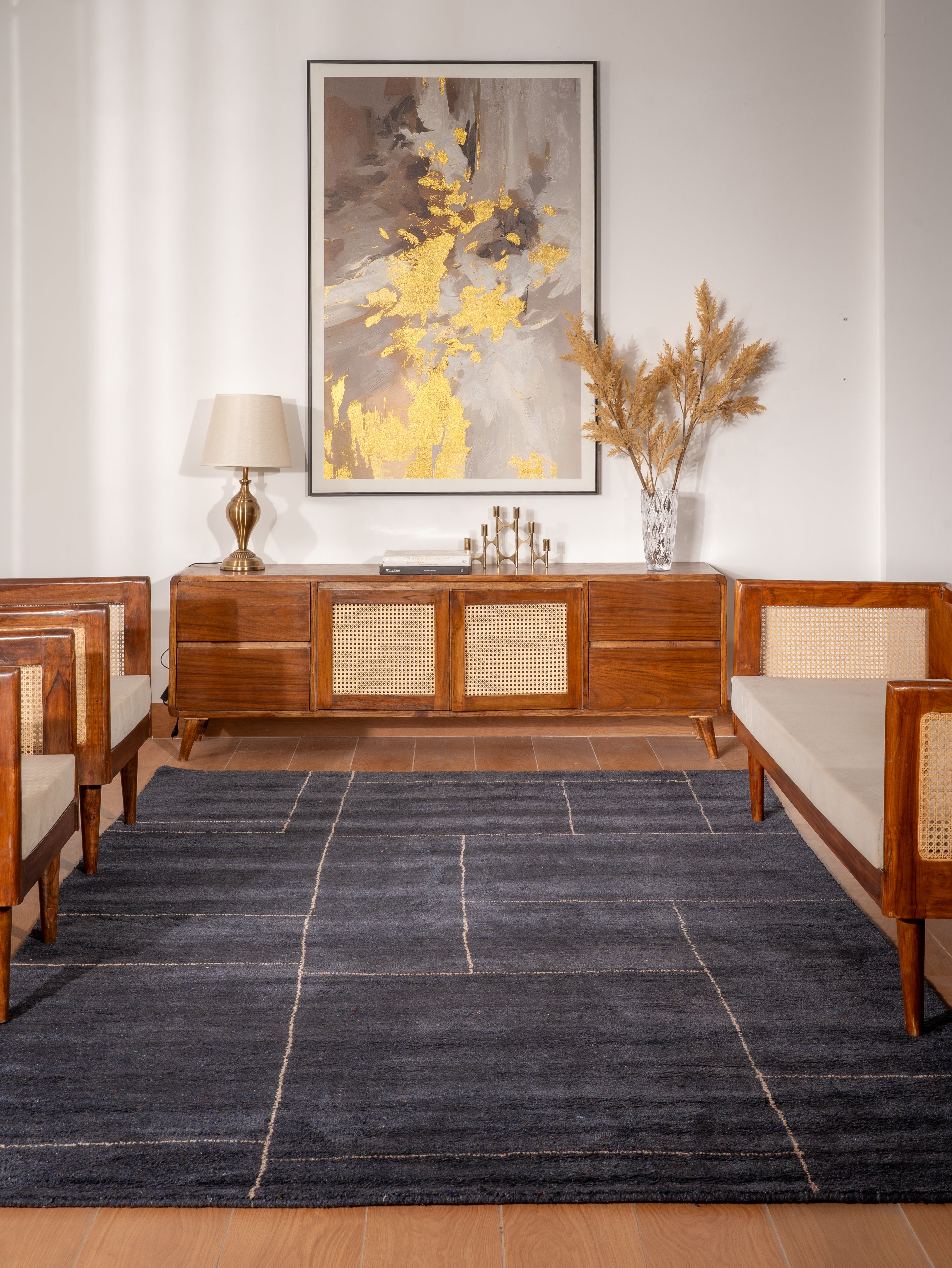 Kaveri Hand Knotted Silk & Wool Rug