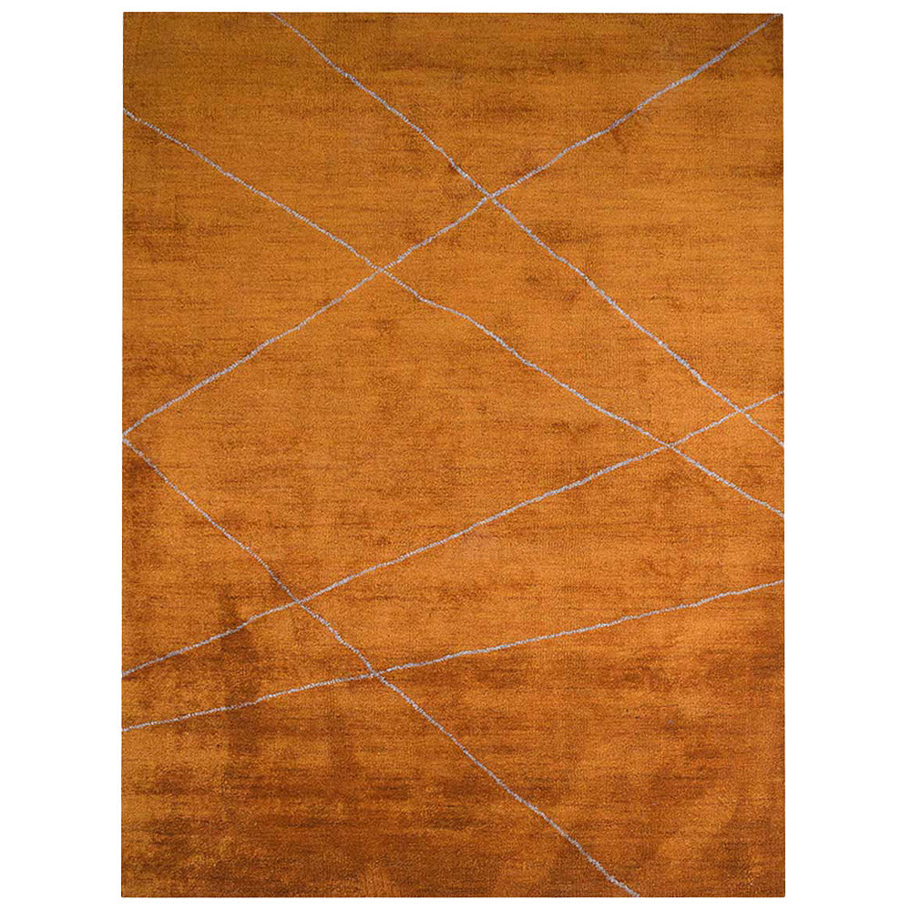 Mysuru Hand Knotted Silk & Wool Area Rug