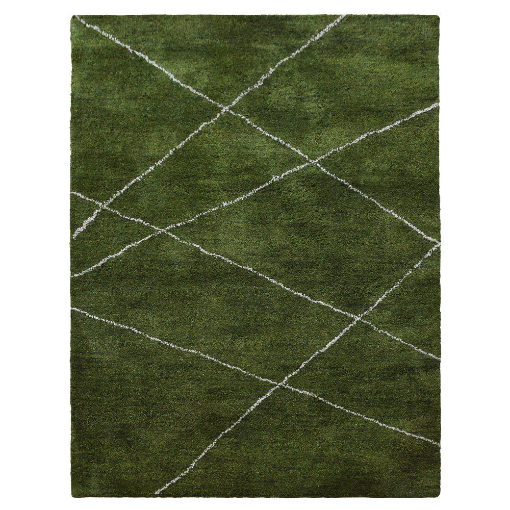 Mysuru Hand Knotted Silk & Wool Area Rug