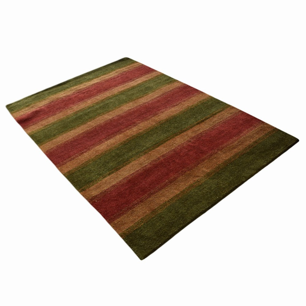 Ulys Hand Knotted Silk & Wool Area Rug